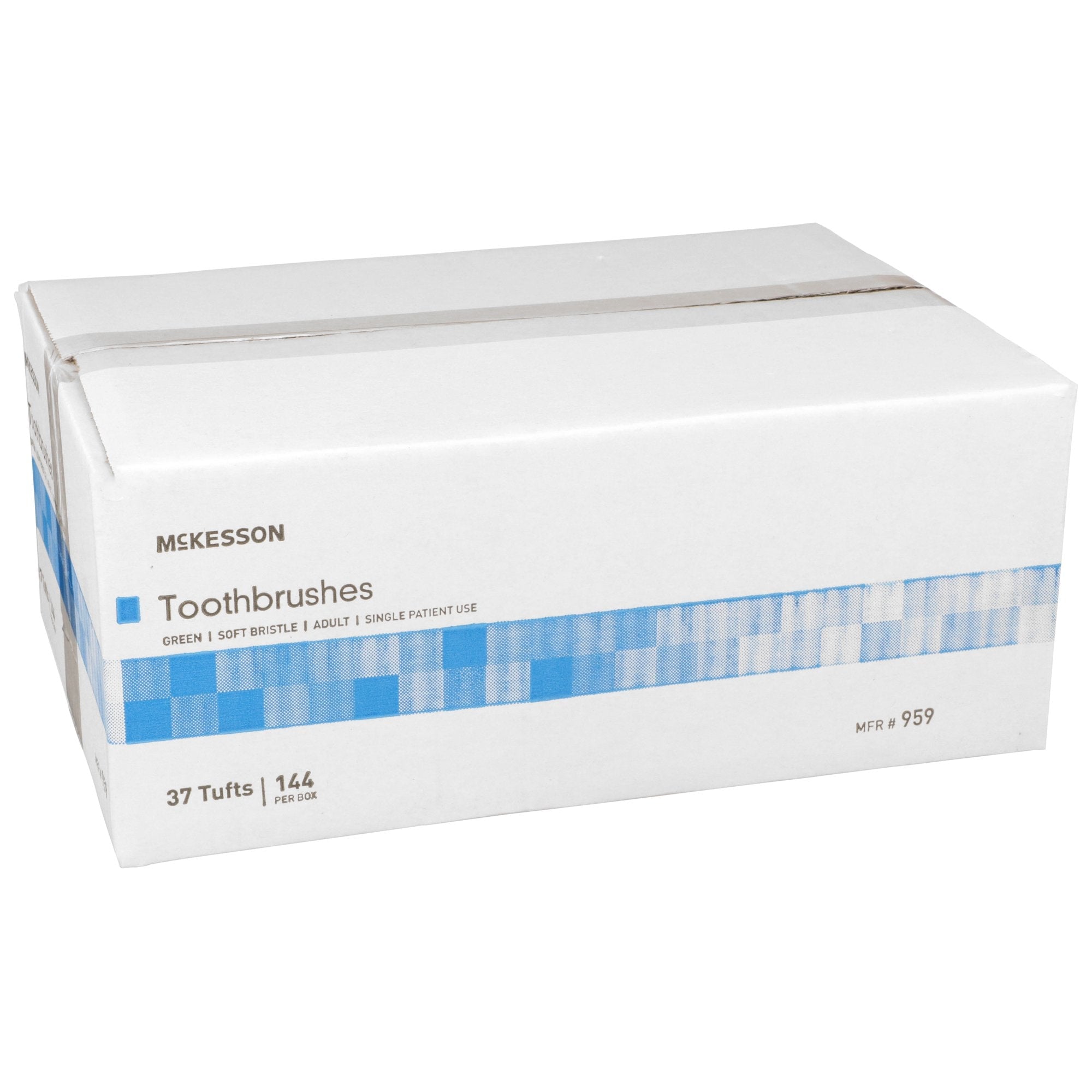 McKesson Soft Bristle Straight Toothbrush 959