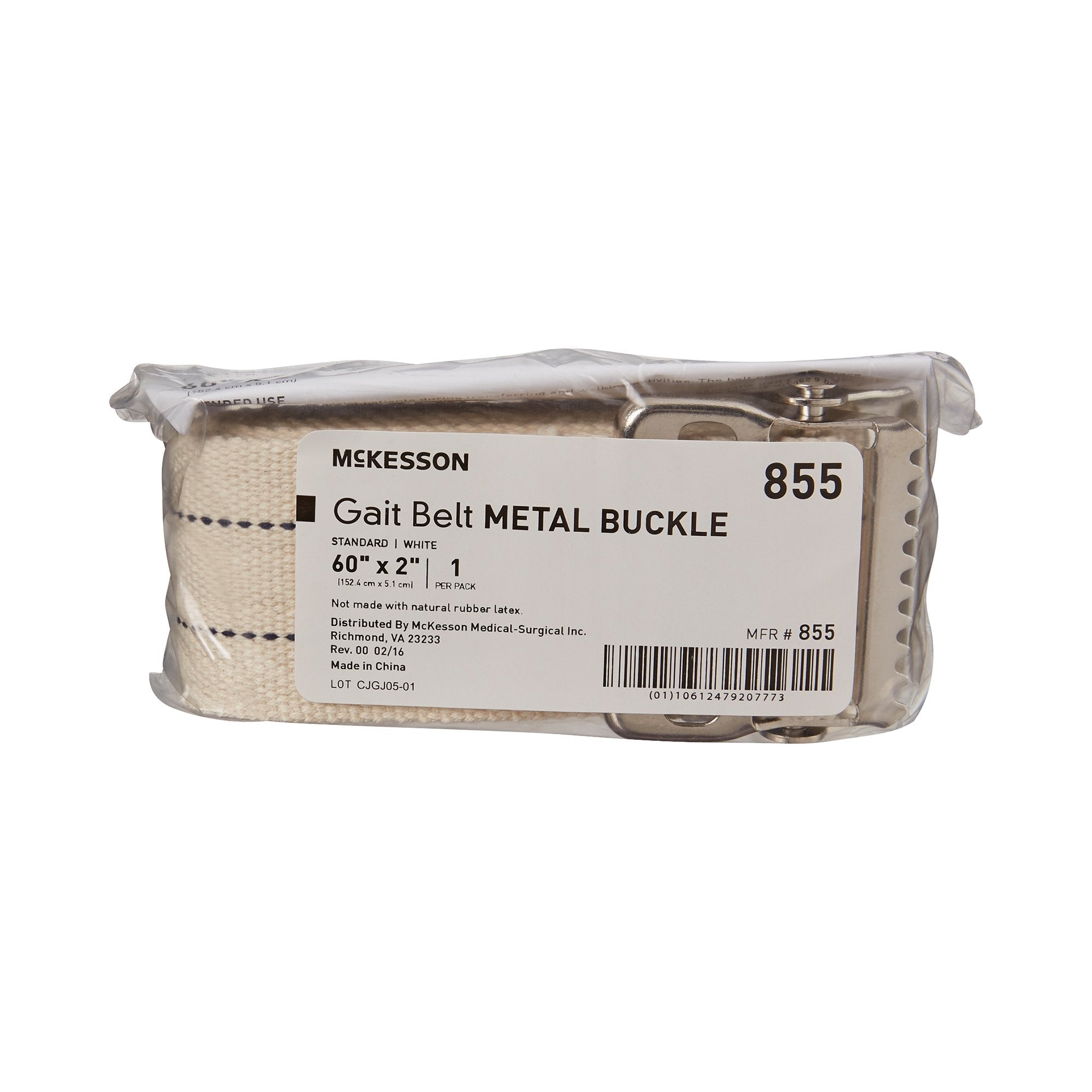 McKesson White Gait Belt, 60 Inch 855