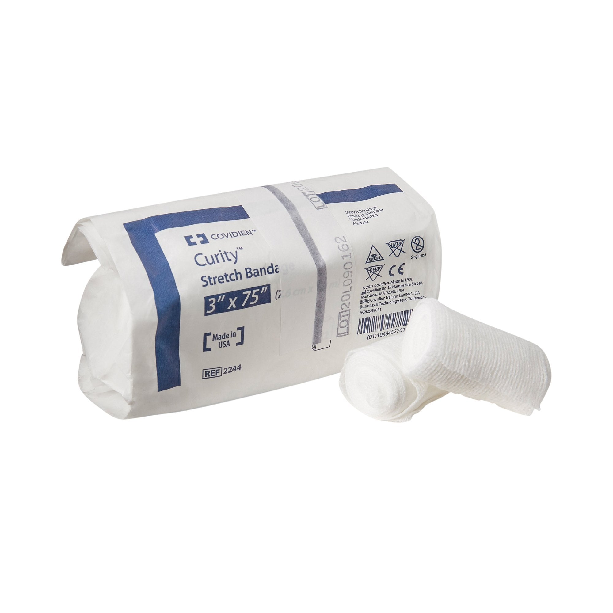 Curity™ Conforming Bandage, 3 x 75 Inch, 1-Ply 2244-