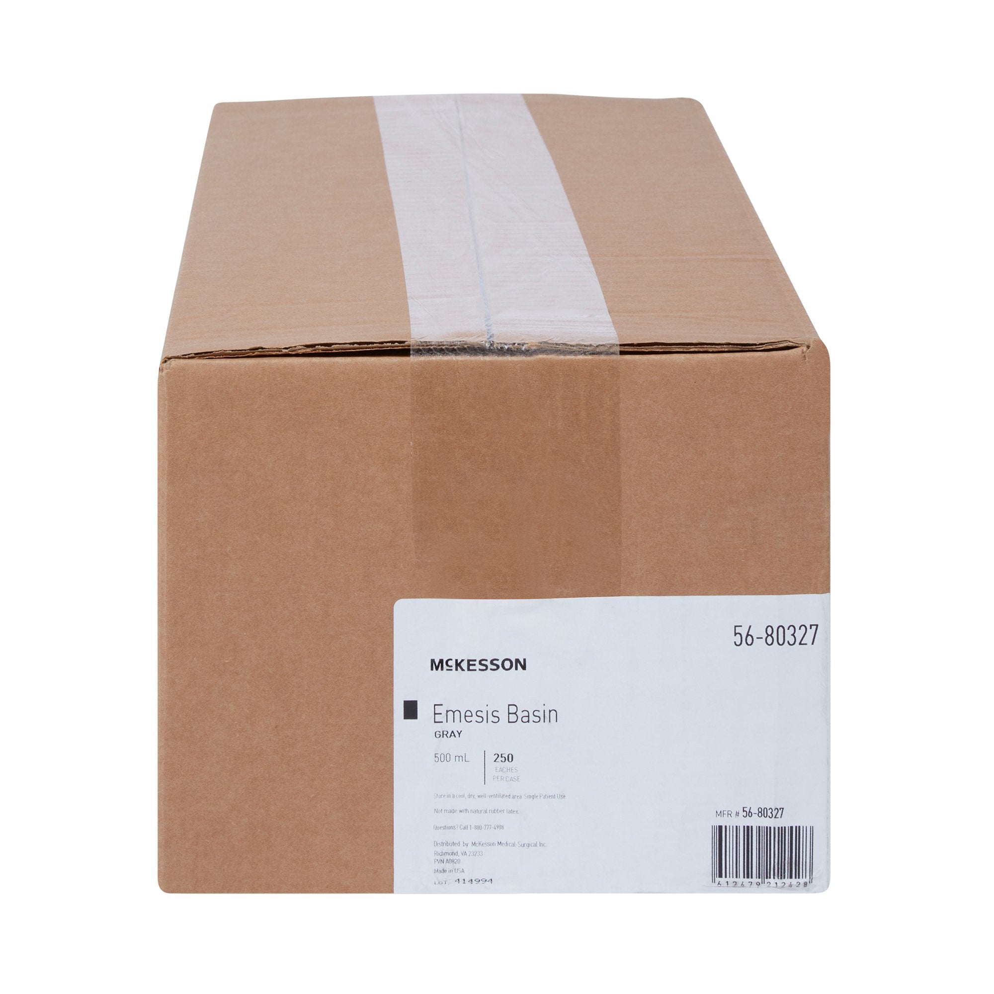 McKesson Emesis Basin, 500 mL Capacity, Graphite Color 56-80327