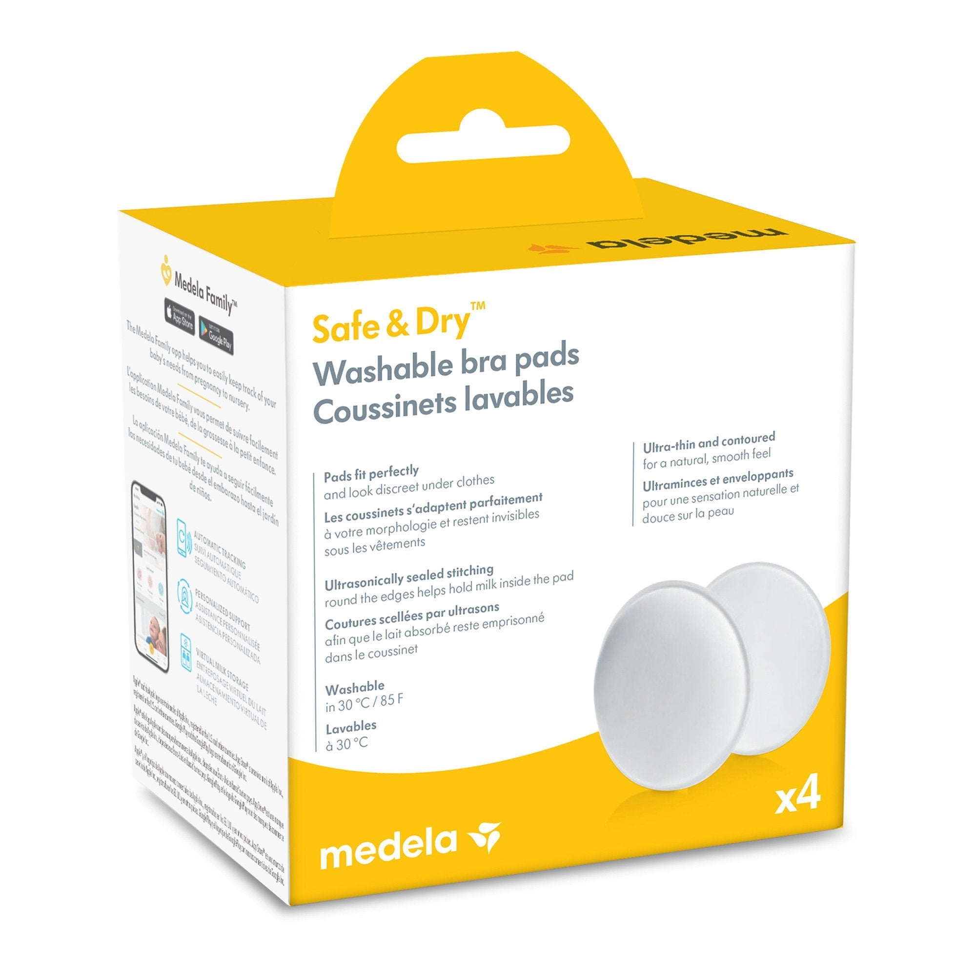 Bra Pad Safe & Dry™ One Size Fits Most Polyester / Polyurethane Reusable 101045307