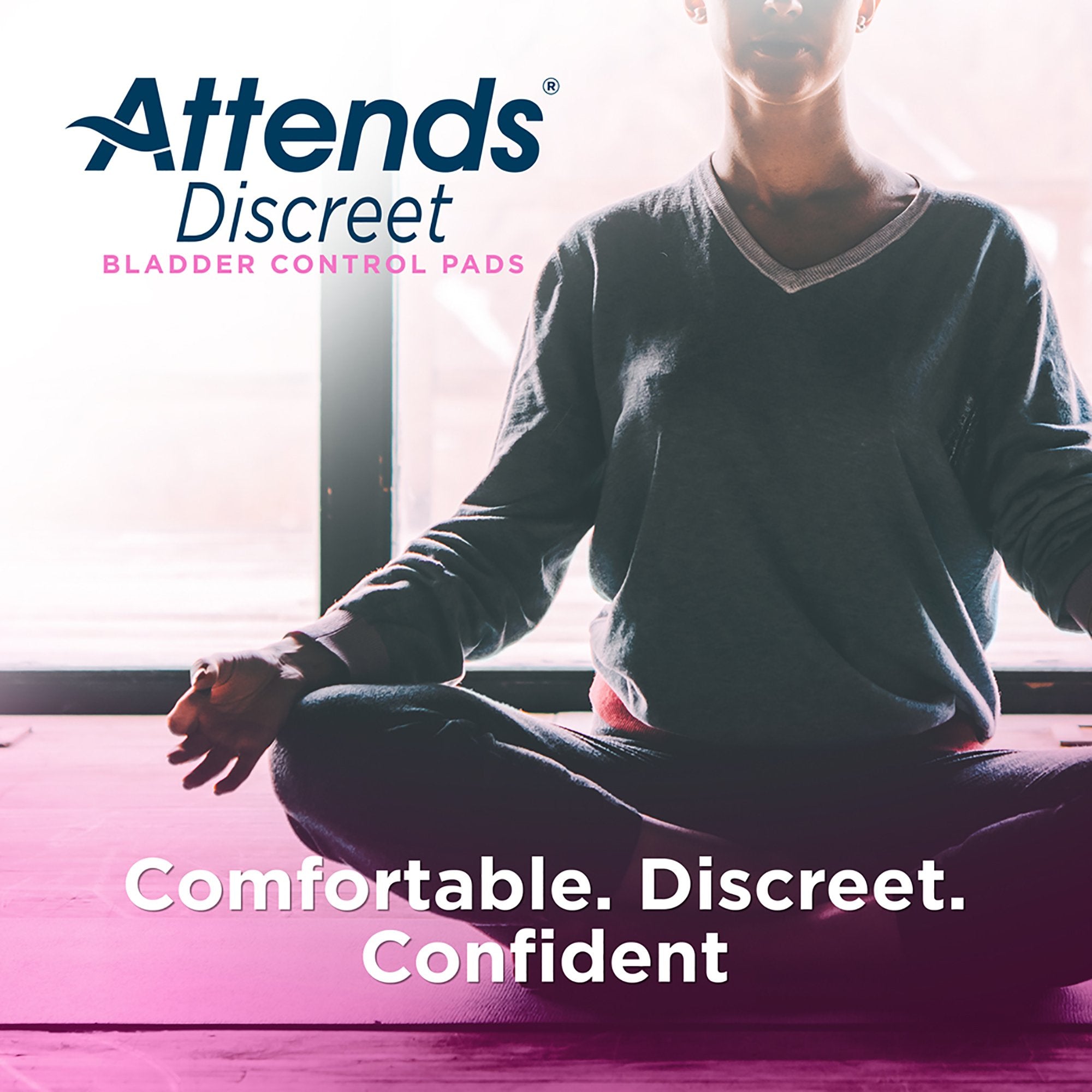 Attends® Discreet Women's Ultra Thin Bladder Control Pad ADPTHIN