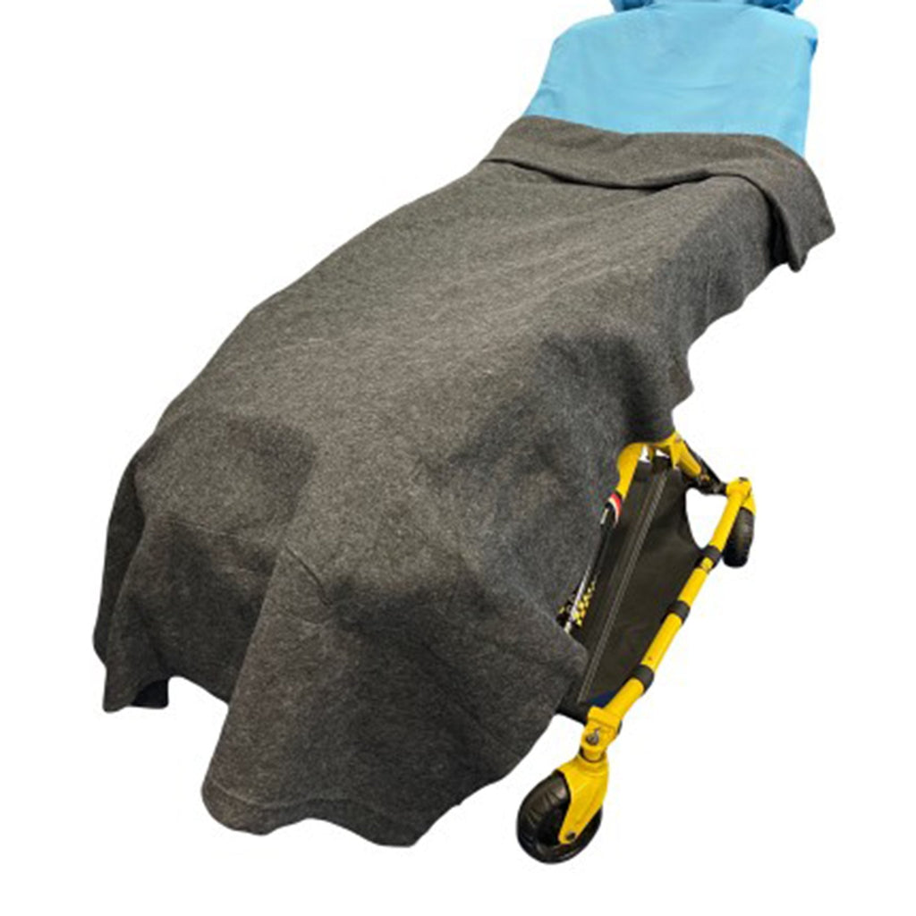First Comfort Fleece Thermal Blanket, Gray, 40 x 80 Inch 60-FCB4080GREY