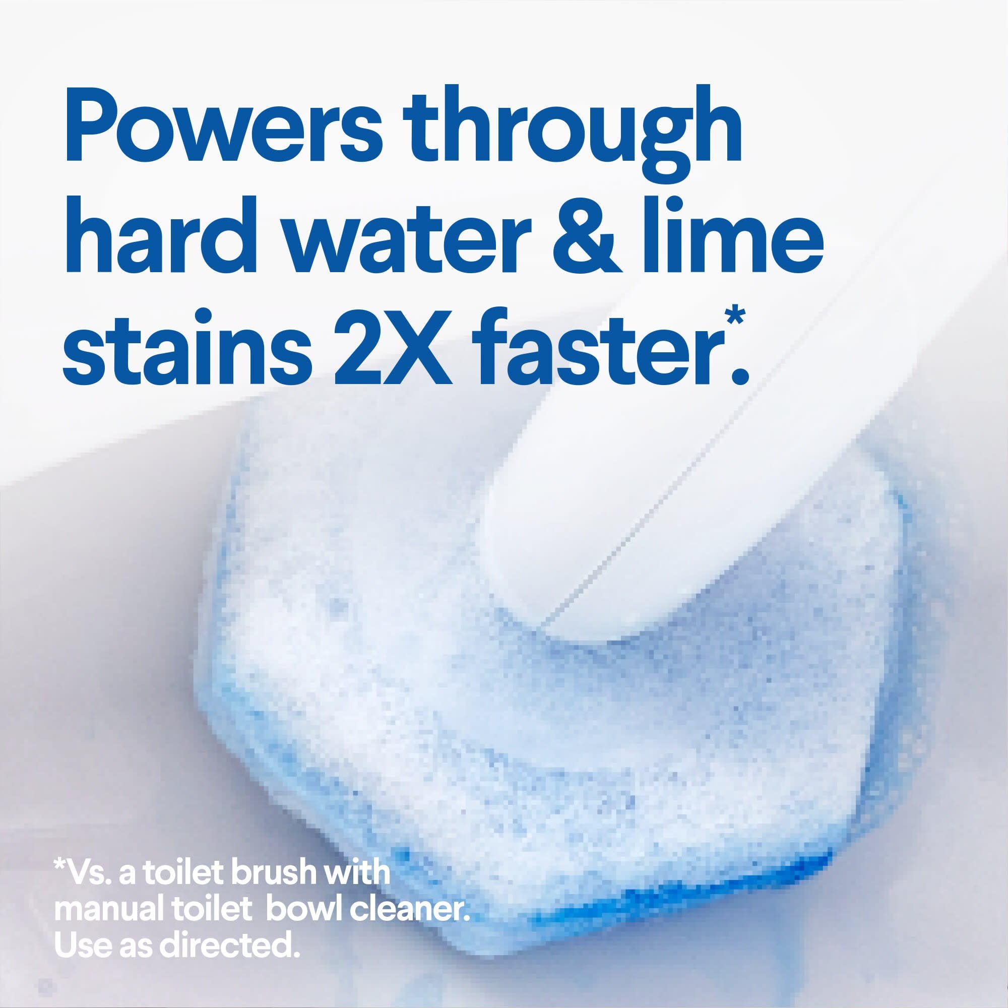 Toilet Bowl Cleaner Disinfecting Refill Pads Clorox® Blue / White, 3 Inch, Sponge Head 31620