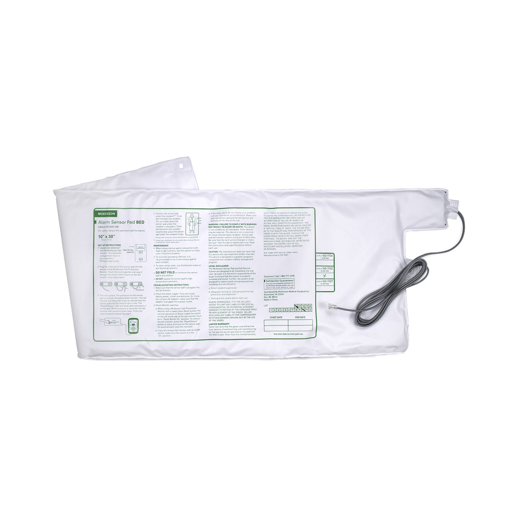 McKesson Bed Alarm Sensor Pad, 10 x 30 Inch 162-1132