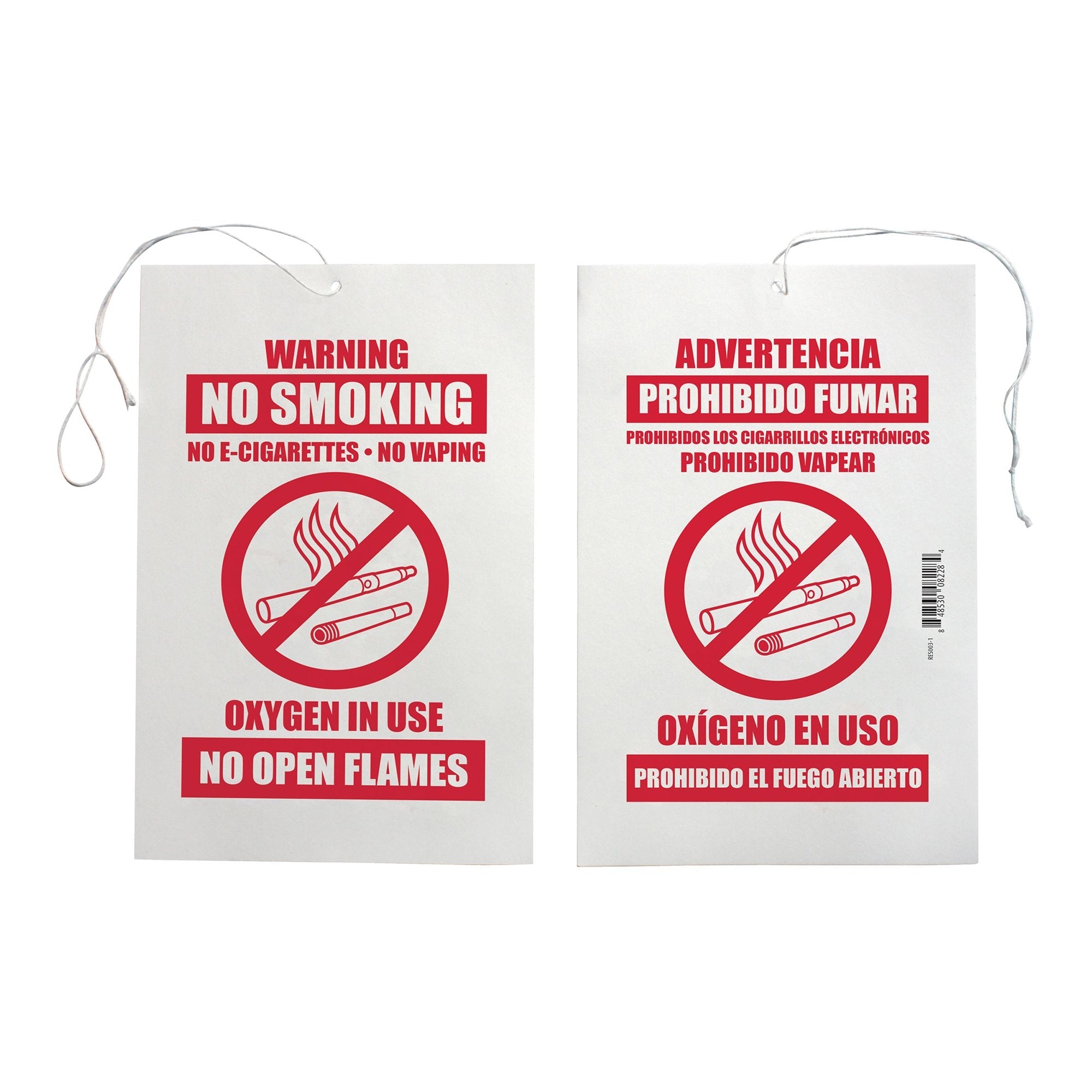 Sunset Oxygen In Use Sign, 6 x 9 Inch RES003