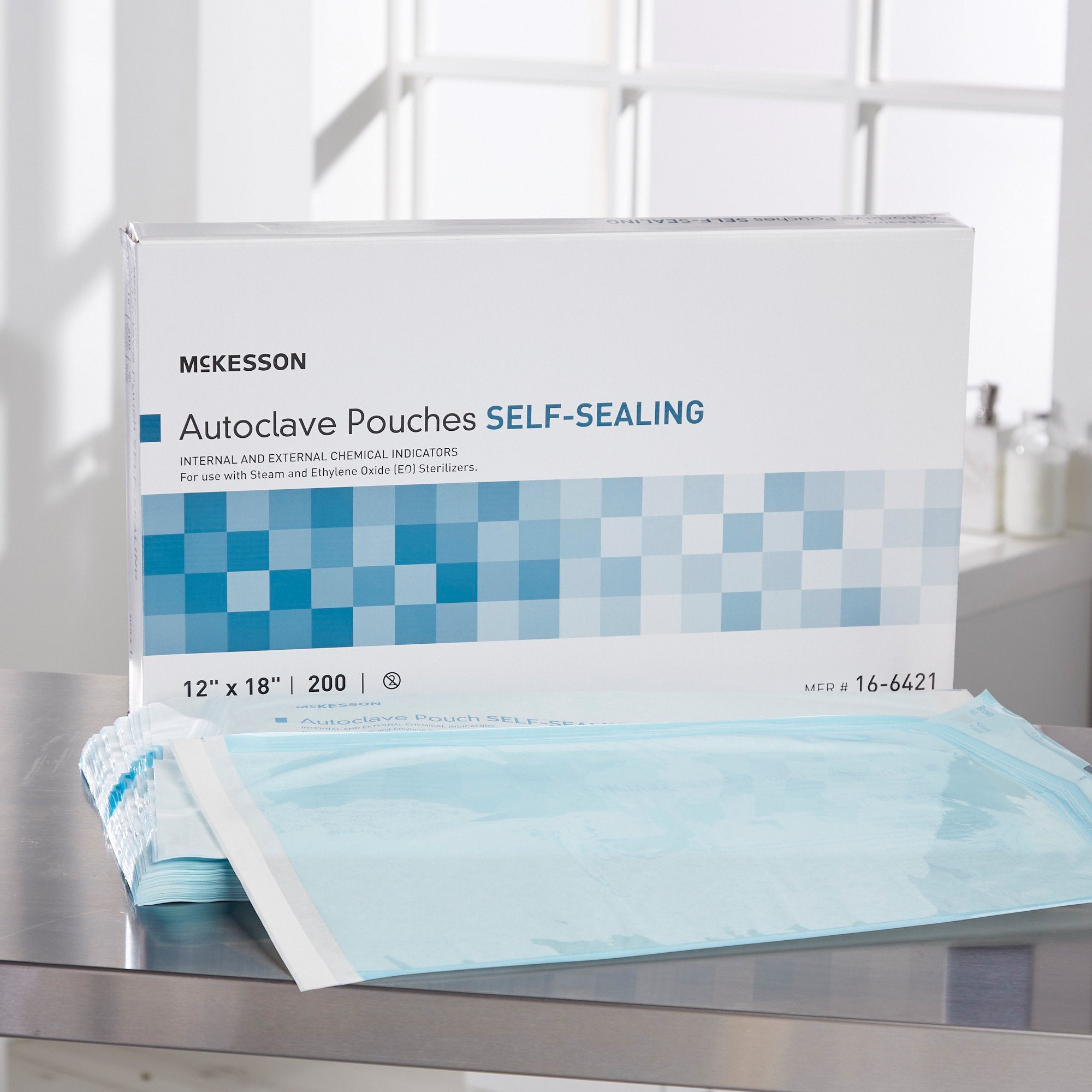 McKesson Sterilization Pouch, 12 x 18 Inch 16-6421