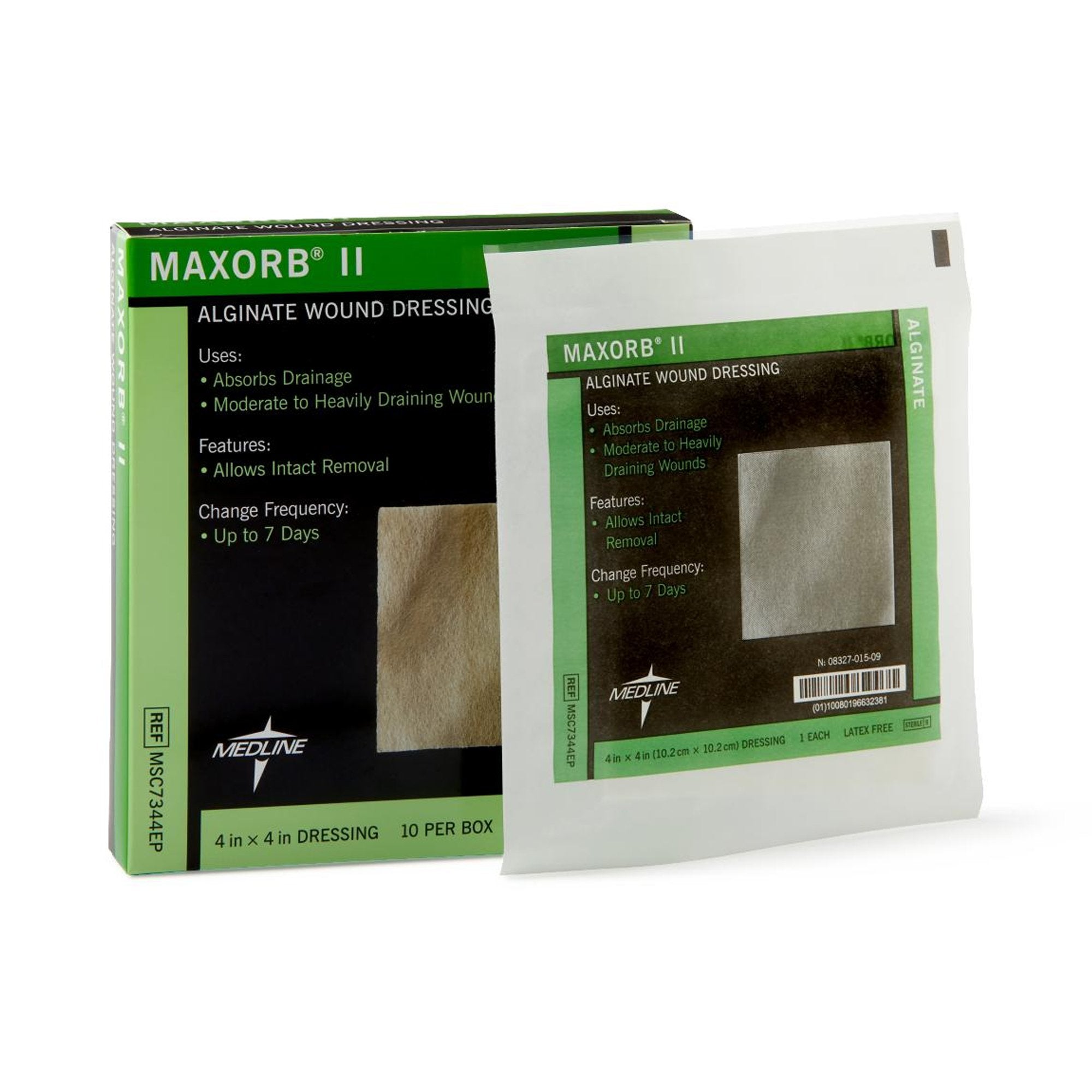 Maxorb® II Alginate Dressing, 4 x 4 inch MSC7344EP