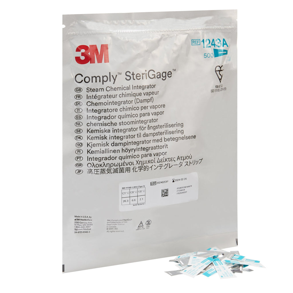 3M™ Comply™ SteriGage Chemical Integrator, Steam 1243A