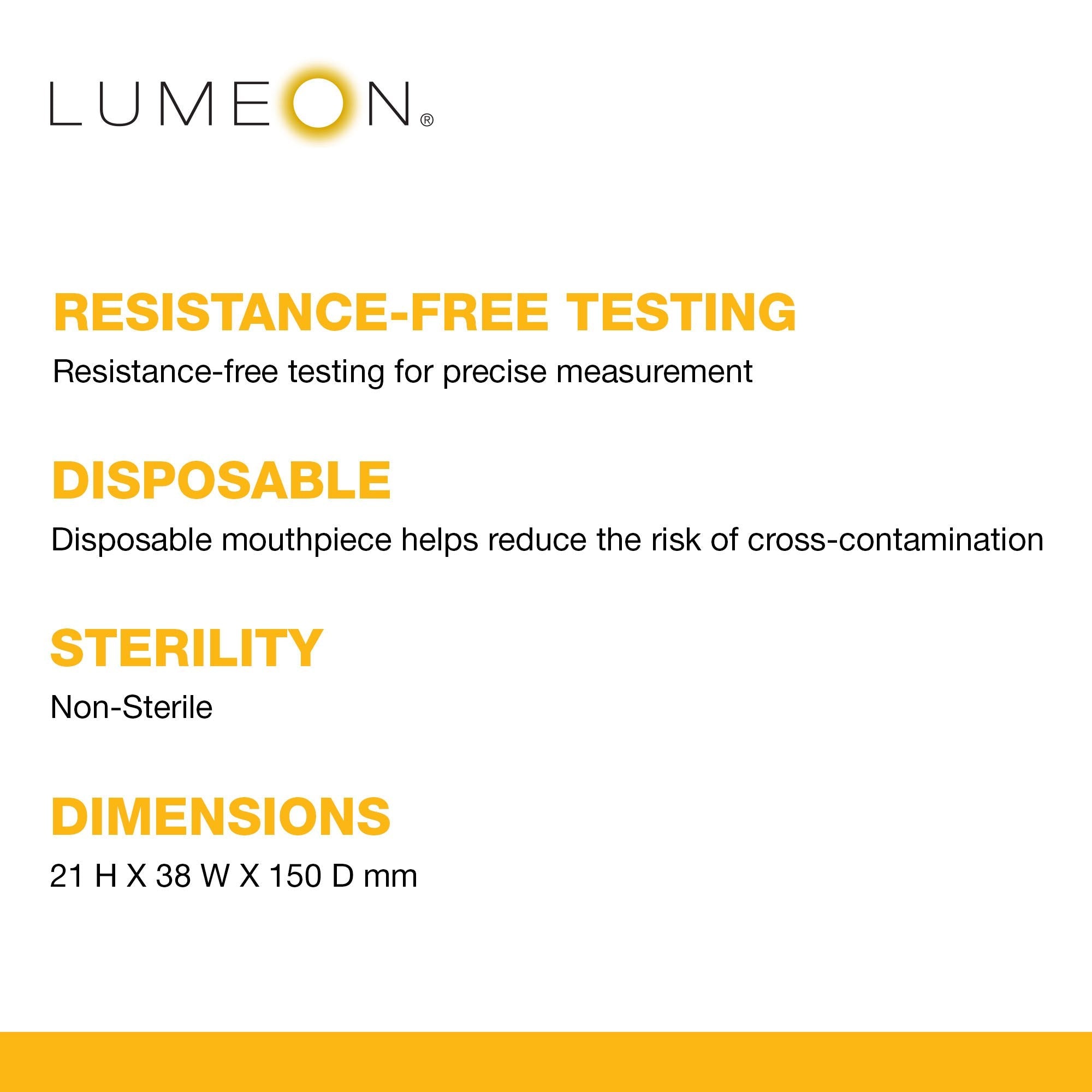 McKesson Lumeon™ Flow Tube Mouthpiece 141-5050-50
