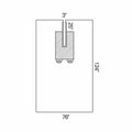 EENT Drape EENT Split Drape 76 W X 124 L Inch Sterile - 89358
