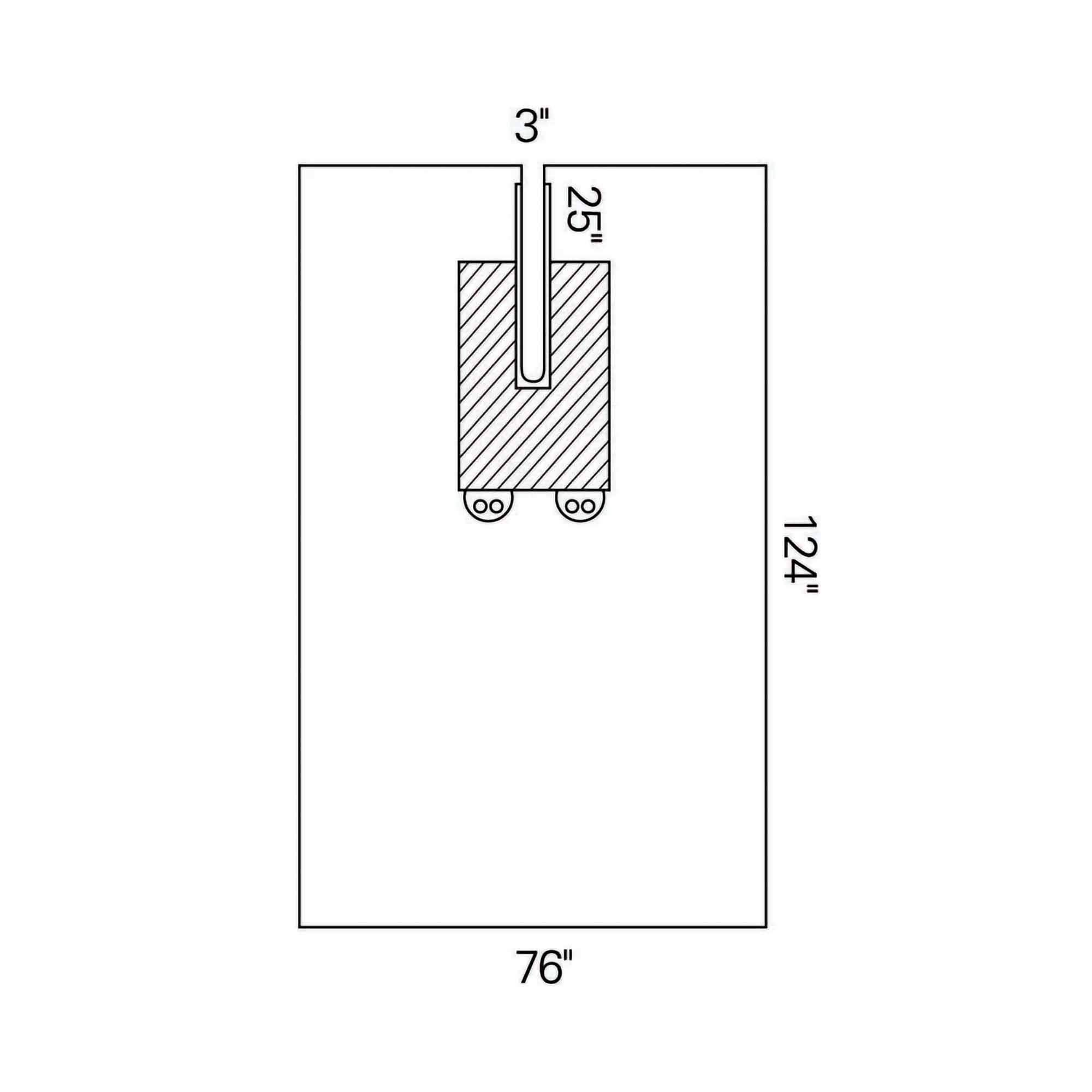 EENT Drape EENT Split Drape 76 W X 124 L Inch Sterile - 89358