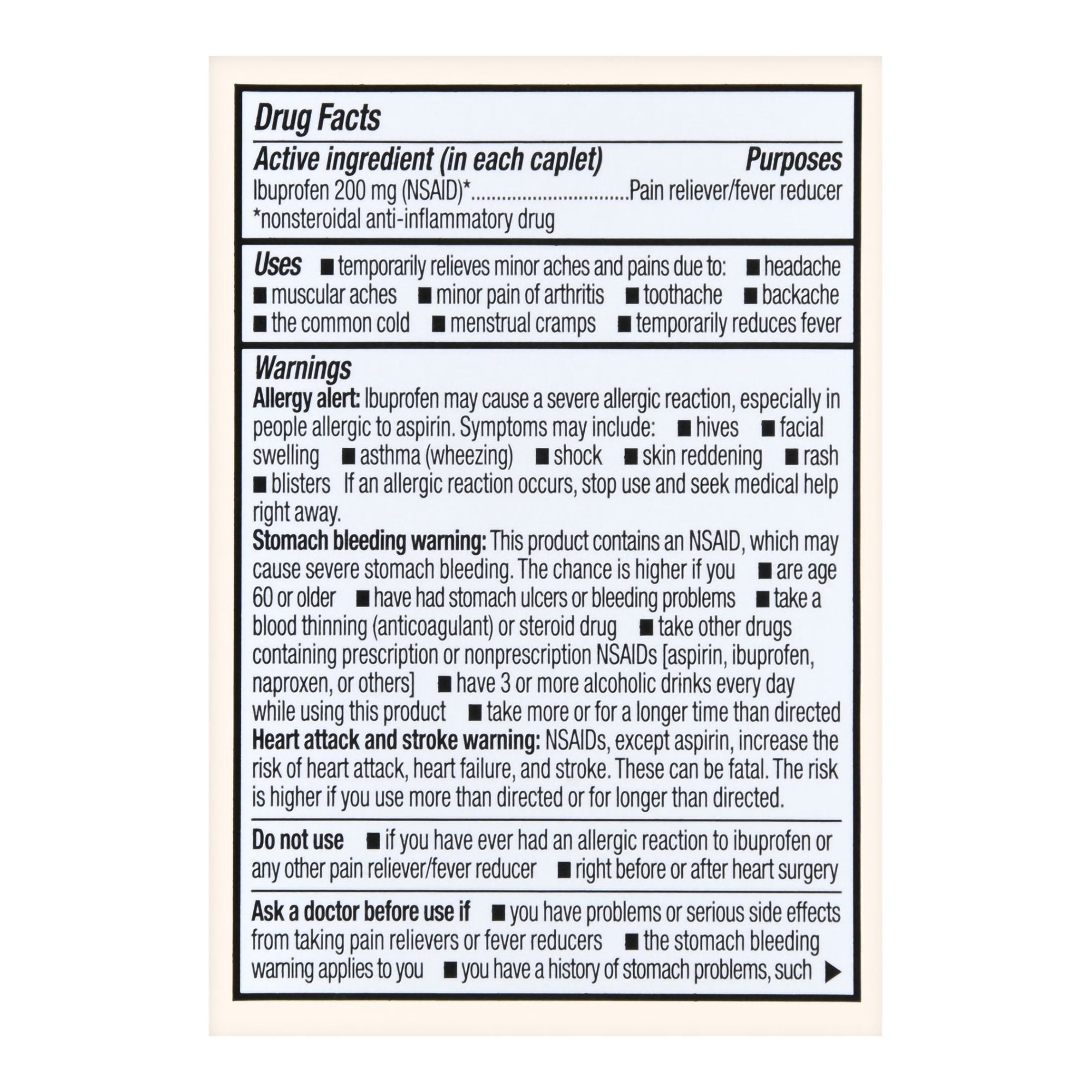 Foster & Thrive™ Ibuprofen 200 mg Coated Caplets 70677113601