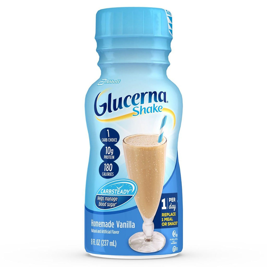 Glucerna® Original Shake, Vanilla Flavor, 8-ounce bottle 57801