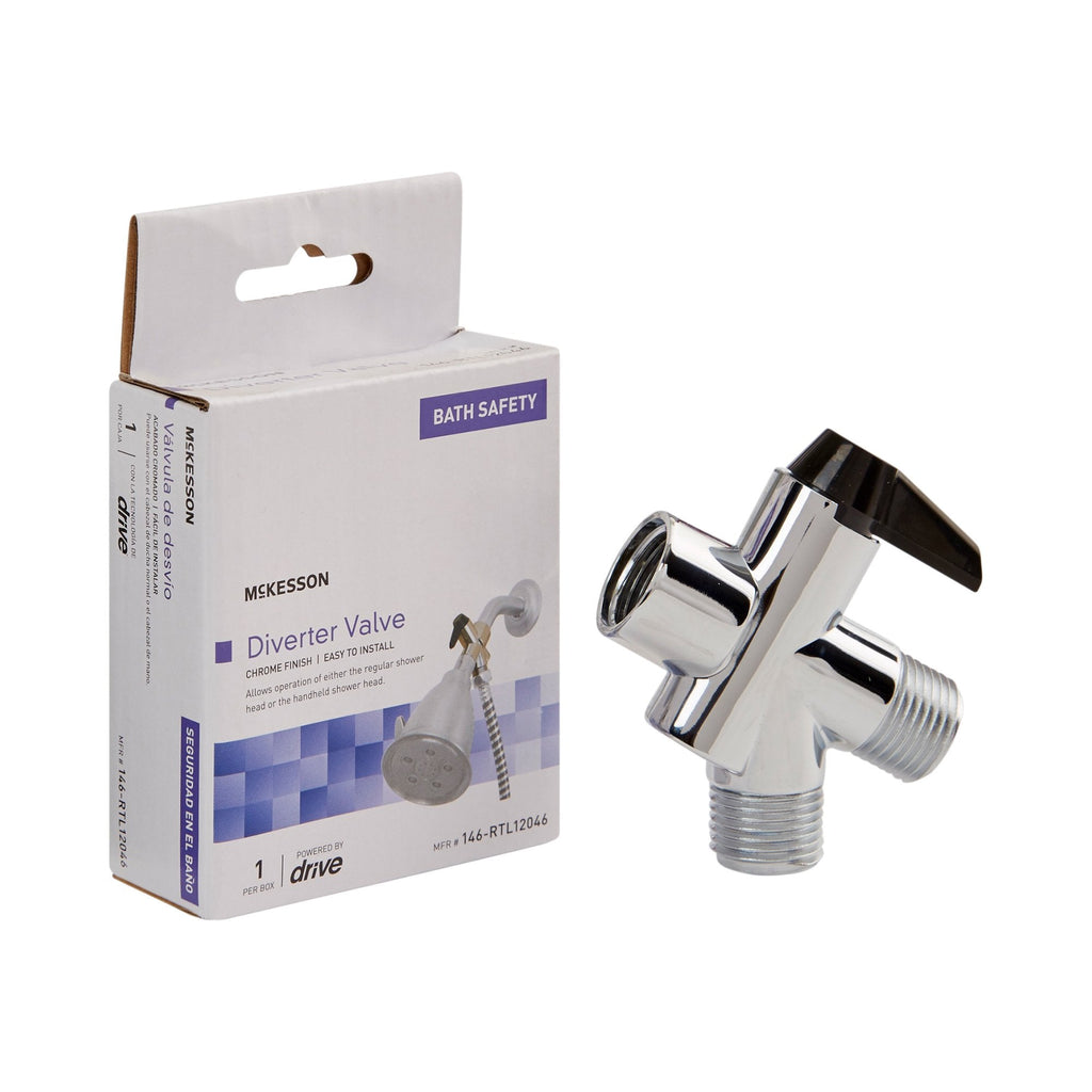 McKesson Diverter Valve for Handheld Shower Spray or Shower Massager 146-RTL12046