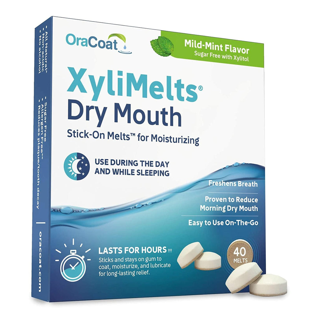 OraCoat XyliMelts Stick-On Melts for Moisturizing, Mild Mint 85593300051