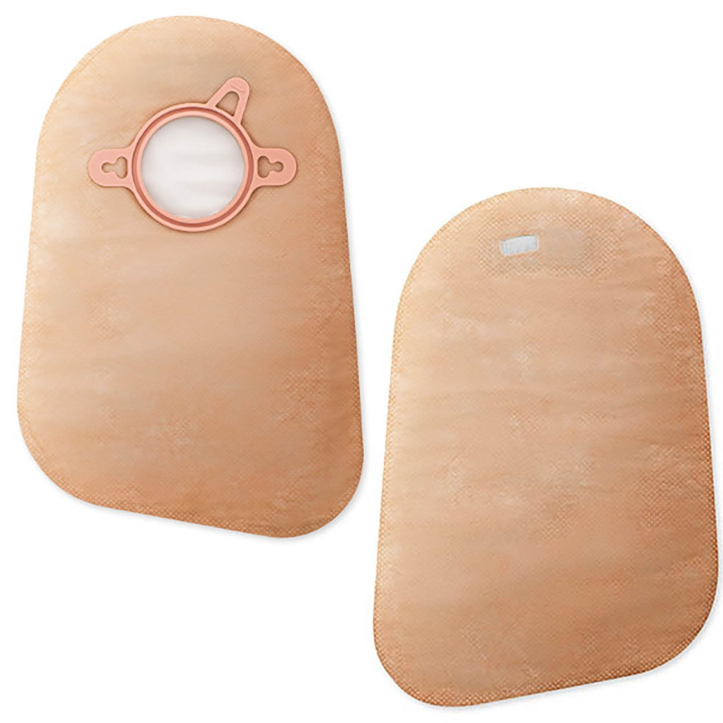 New Image™ Two-Piece Beige Filtered Ostomy Pouch, 44mm Flange, Green Match 18372
