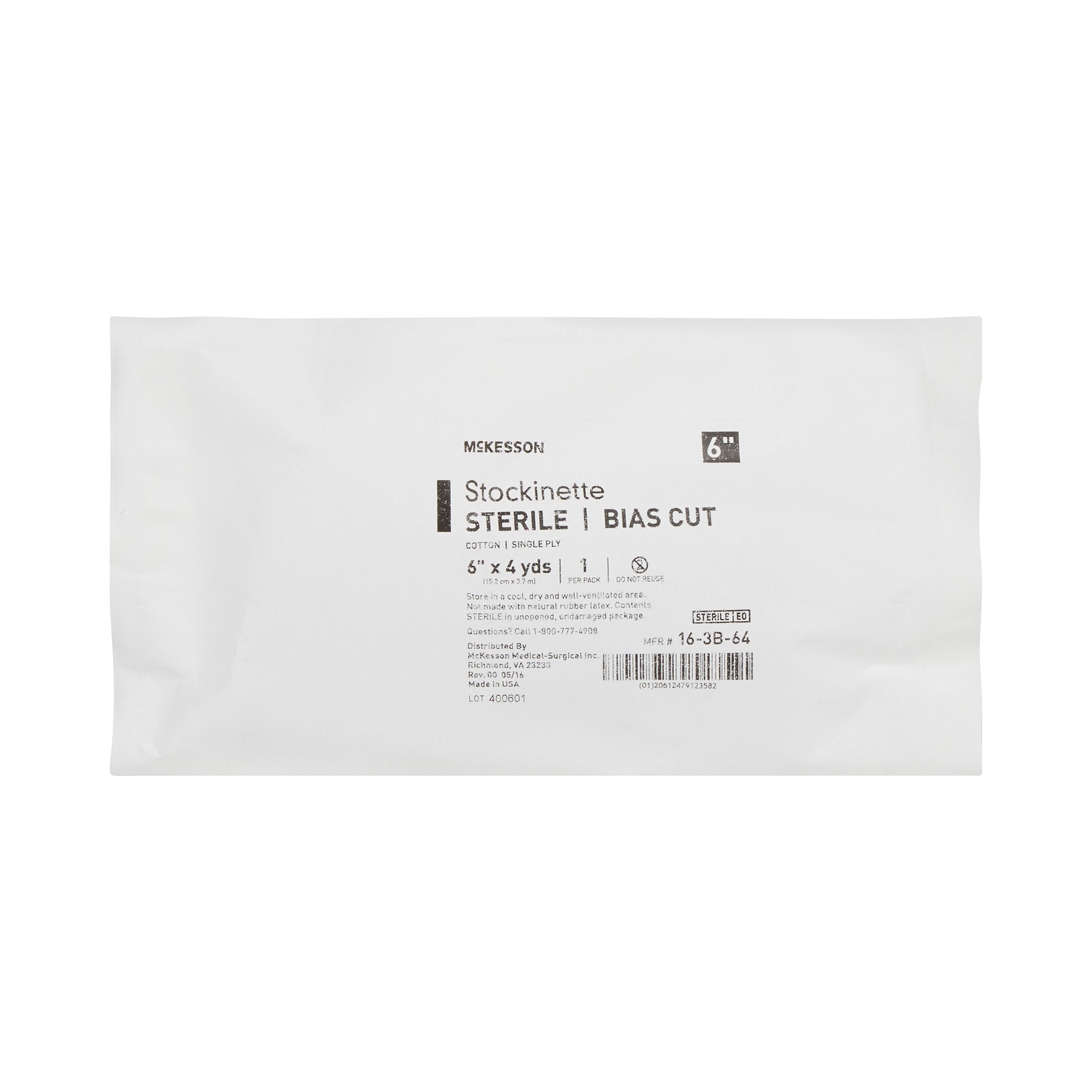McKesson Bias Cut Stockinette, 6 Inch x 4 Yard 16-3B-64