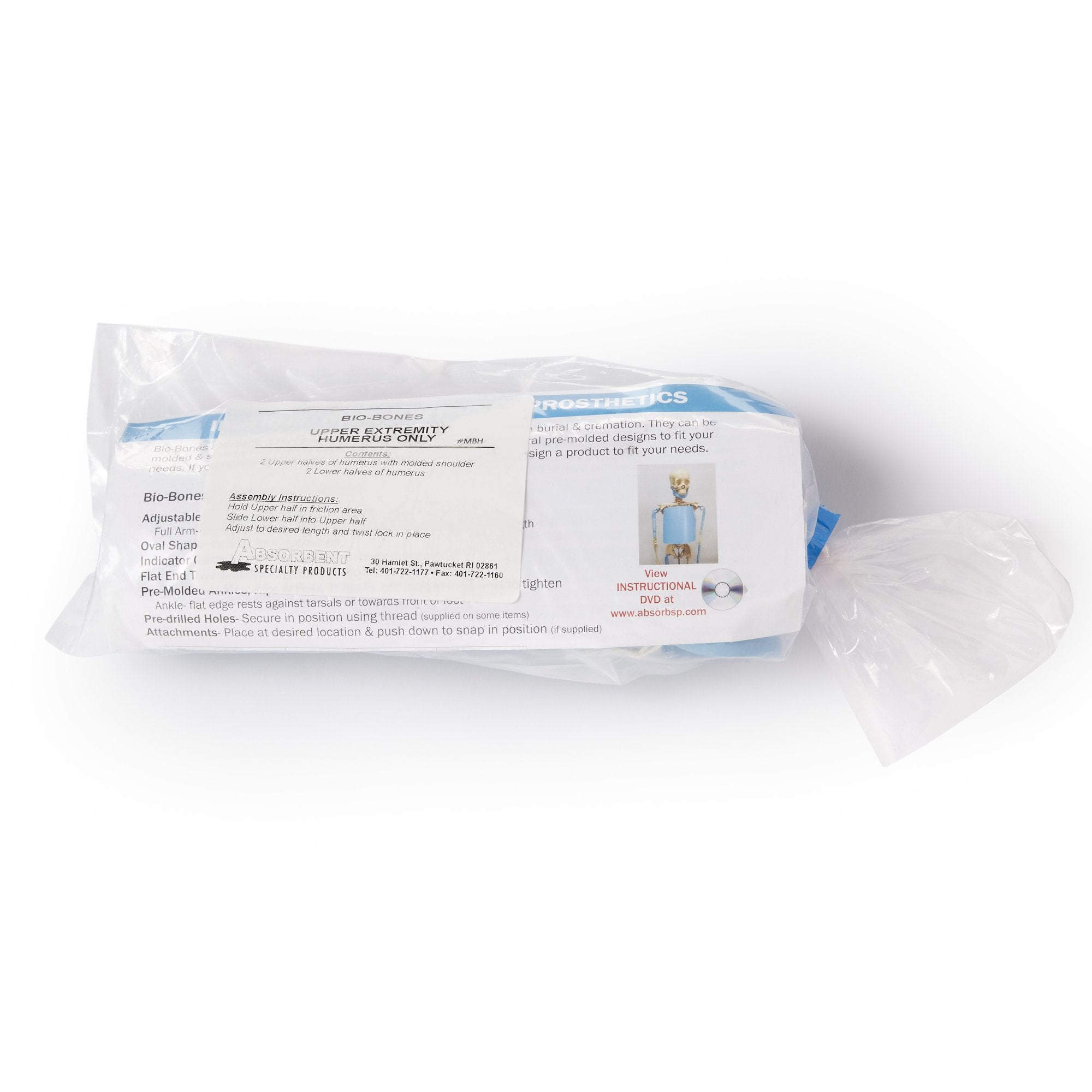 Full Upper Extremity Bio-Bones Prosthetics PLA Corn Resin MBH