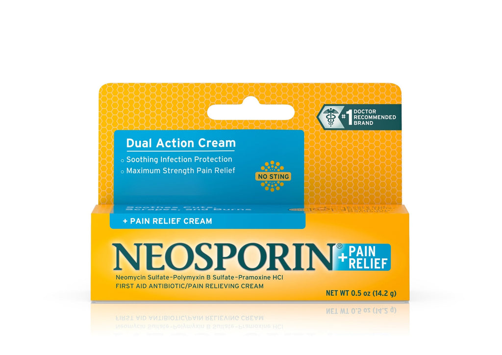 Neosporin® + Pain Relief Cream Maximum Strength, 0.5-ounce tube 512382900