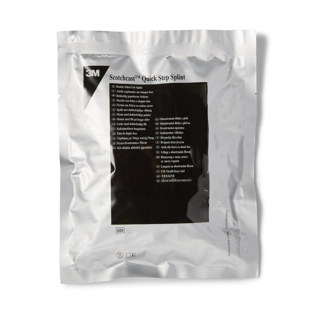 3M™ Scotchcast™ Quick Step Double Sided Felt Padded Splint, 4 x 30 Inch 75430