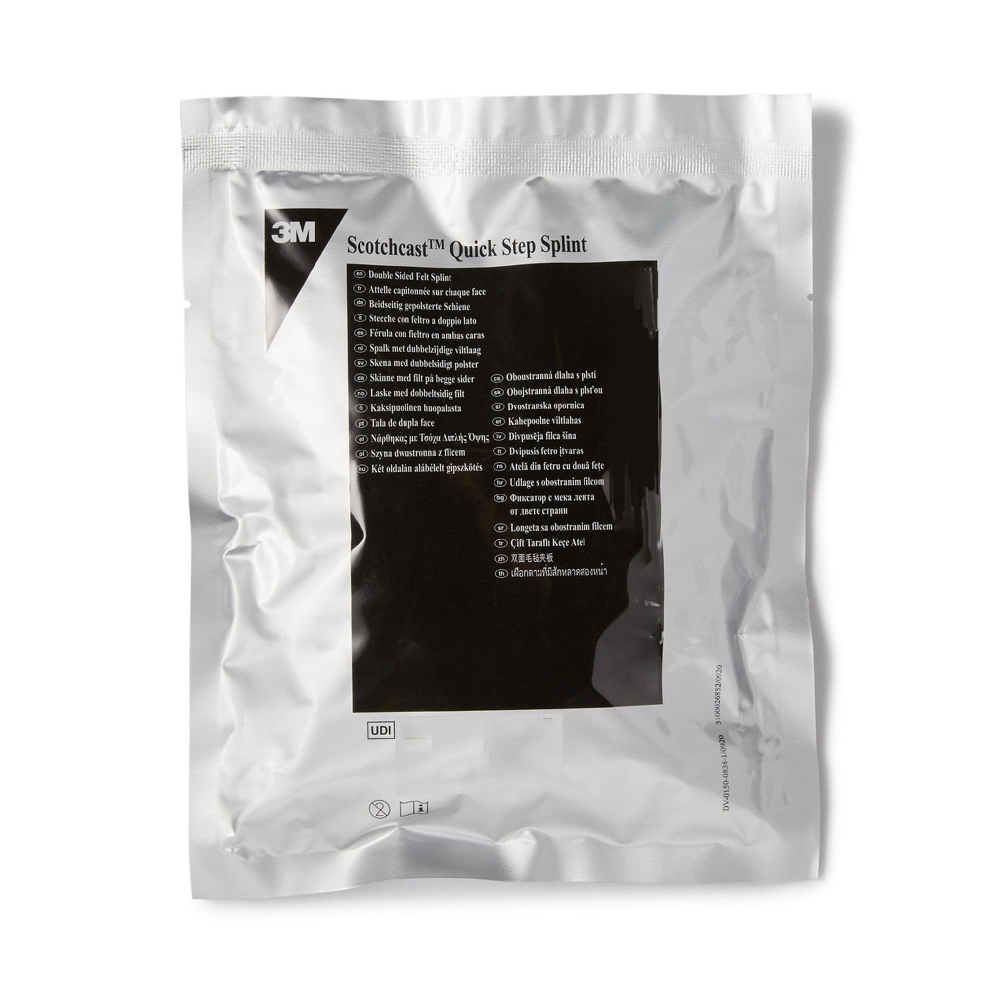 3M™ Scotchcast™ Quick Step Double Sided Felt Padded Splint, 4 x 30 Inch 75430