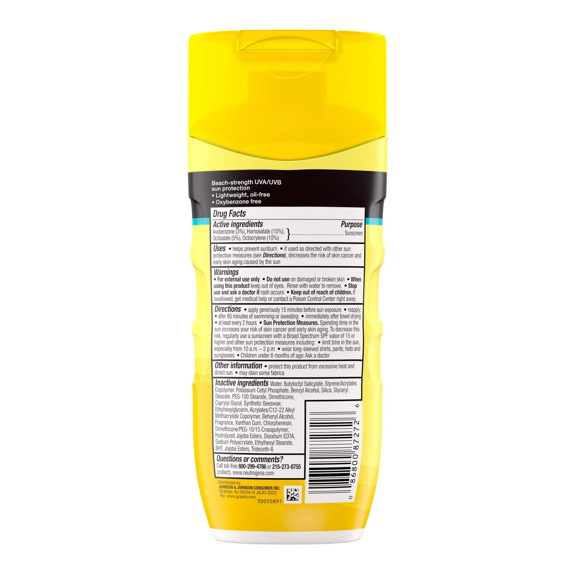 Sunscreen Neutrogena® Beach Defense® SPF 70 Lotion 6.7 oz. Bottle 08680087272