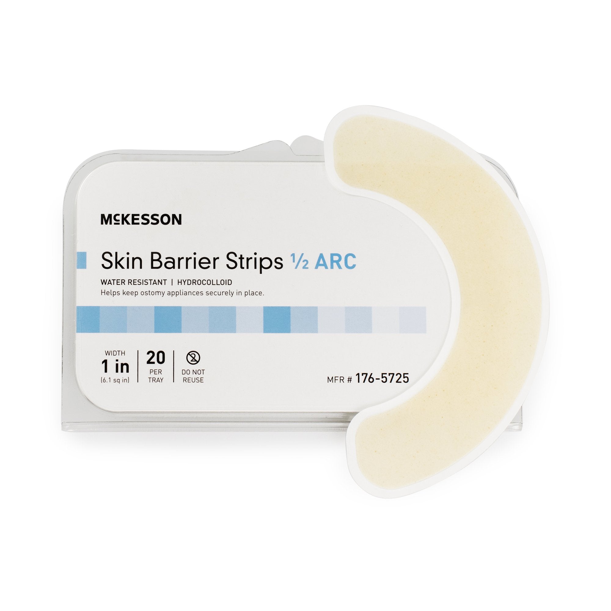 McKesson Skin Barrier ½ Arc Strip 176-5725