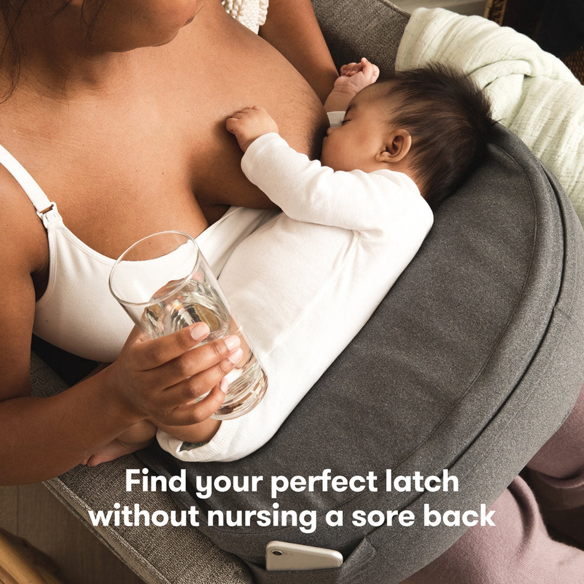 Nursing Pillow Frida Firn to Soft Gray Reusable 500001327
