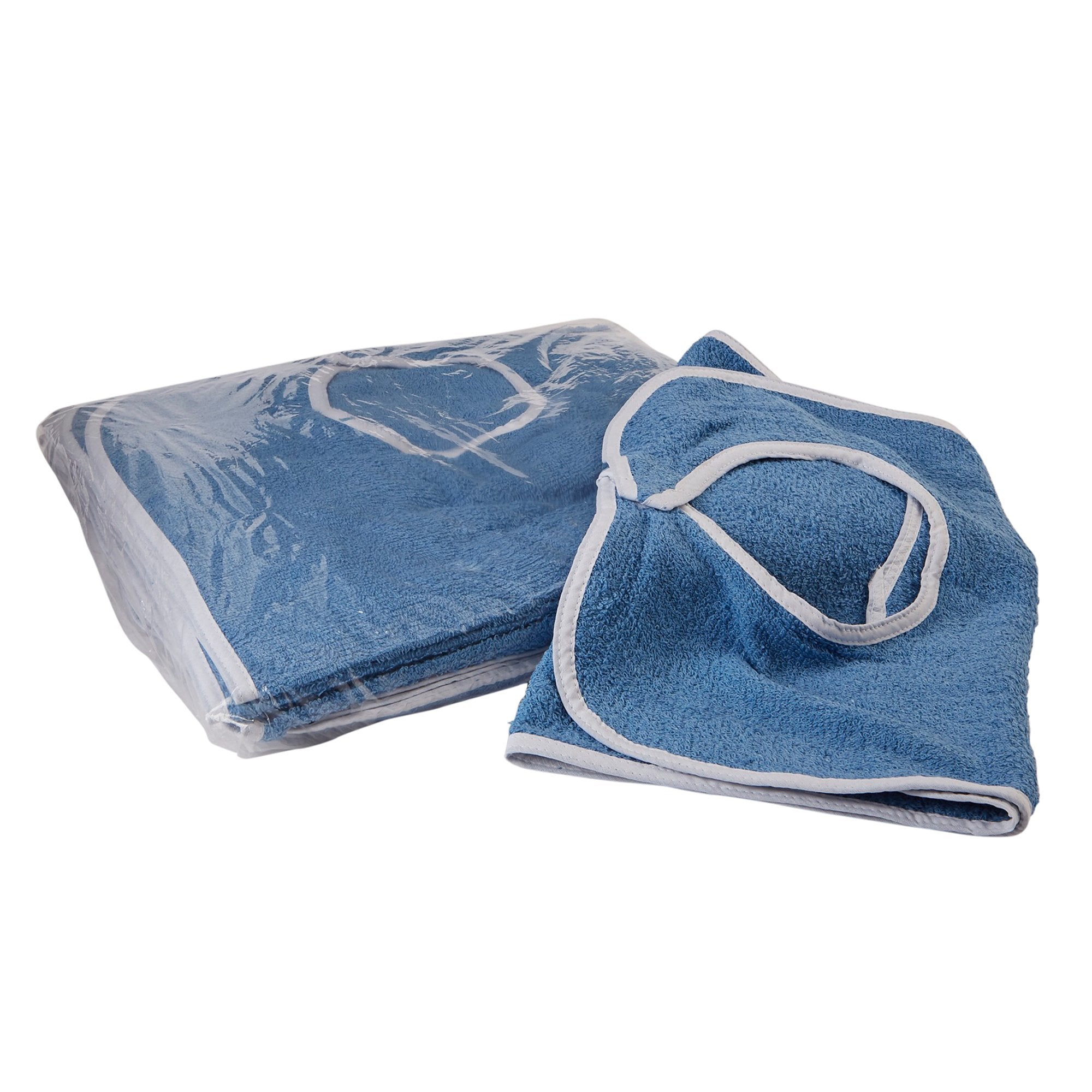Beck's Classic Terry Adult Bib, Blue BTB1834