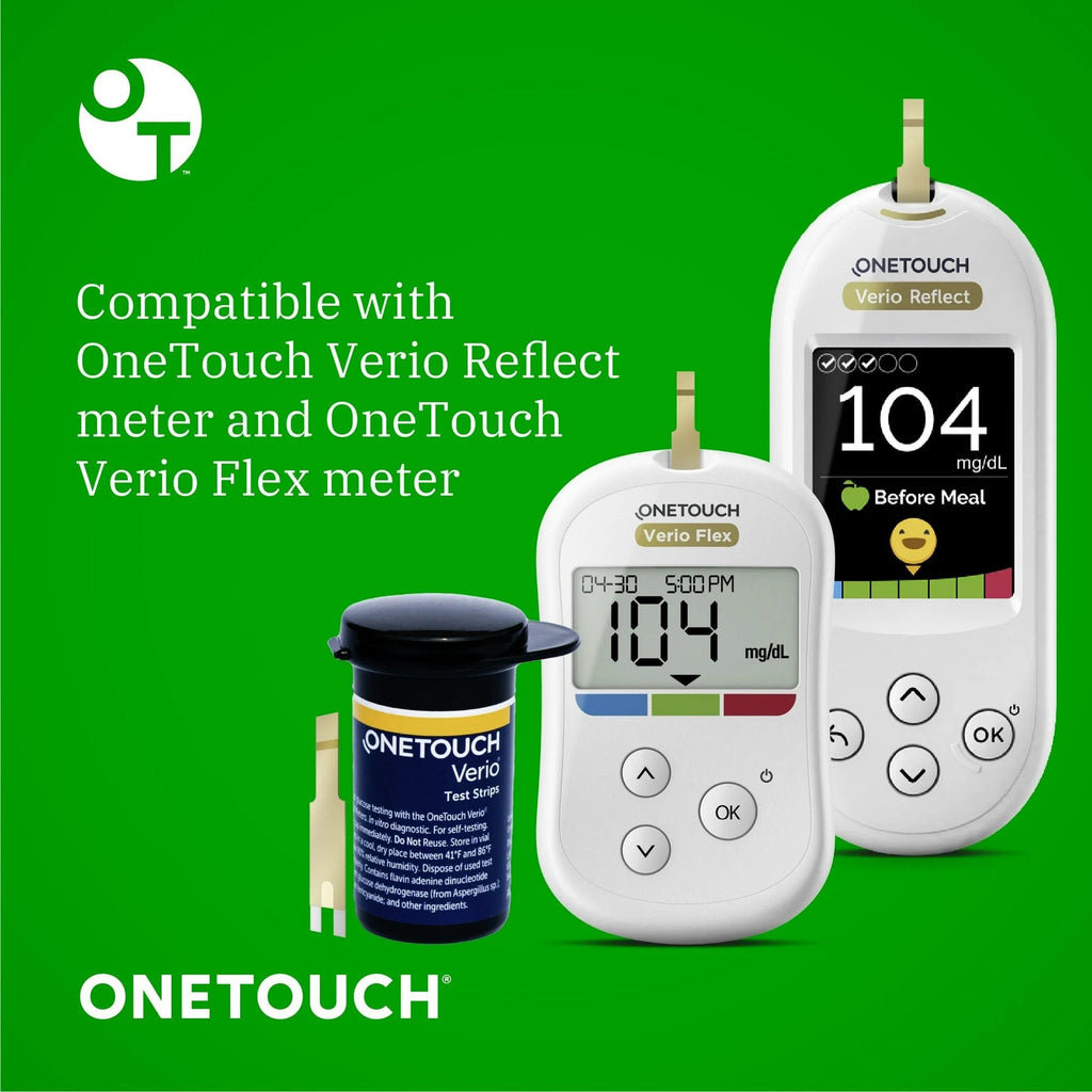 Blood Glucose Test Strips Verio 30 Strips per Pack 024183