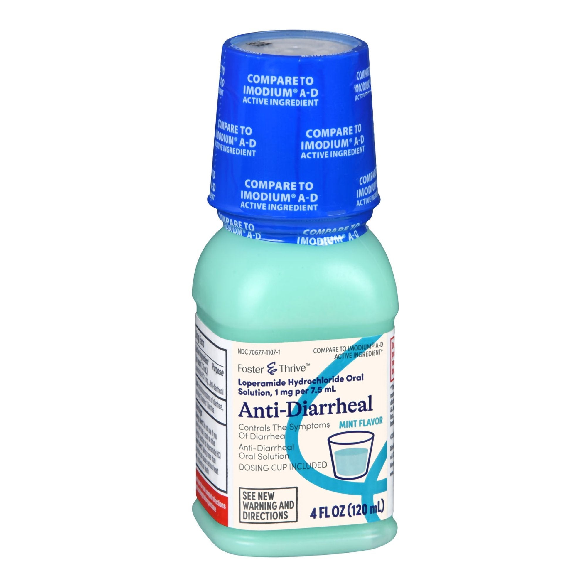Foster & Thrive™ Anti-Diarrheal 1 mg per 7.5 mL Loperamide Oral Solution, Mint 70677110701