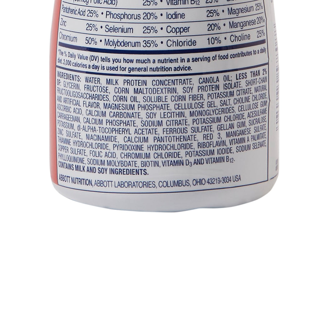 Glucerna® Original Shake, Strawberry Flavor, 8-ounce bottle 57807
