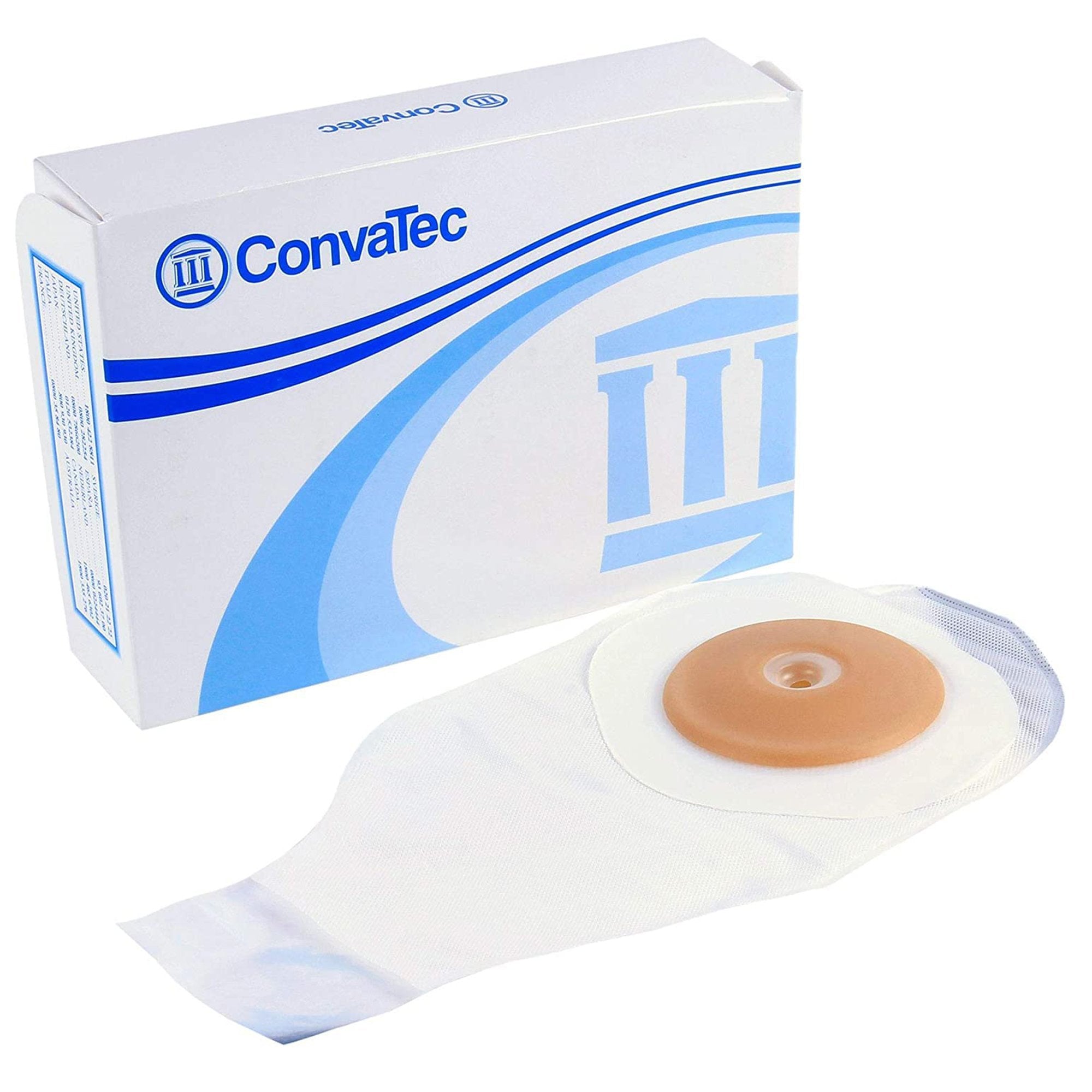 ActiveLife® One-Piece Transparent Colostomy Pouch, Pre-cut to Fit 25mm Stomas 175779