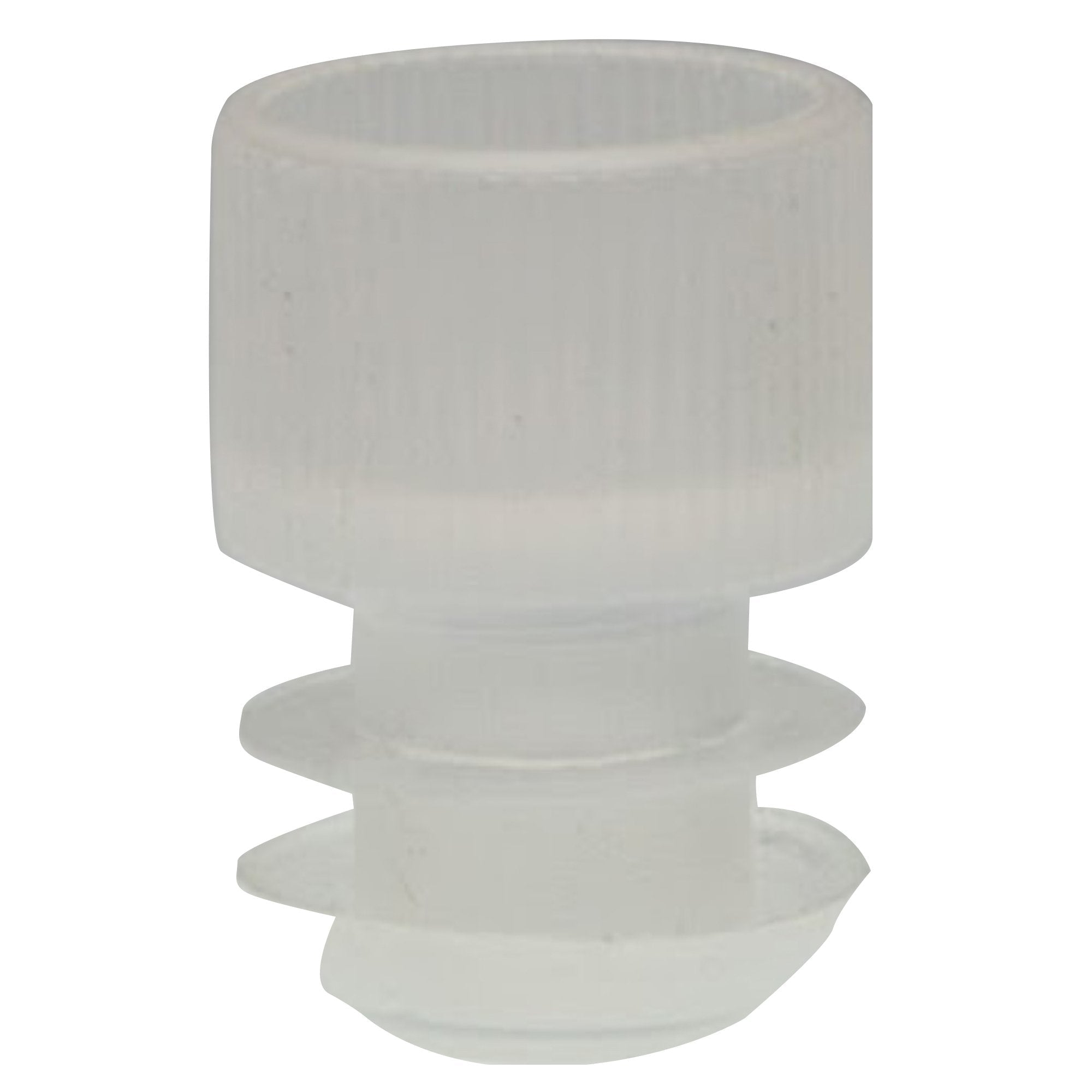 McKesson Tube Closure Polyethylene Flanged Plug Cap Natural 16 mm For Use with 16 mm Blood Drawing Tubes, Glass Test Tubes, Plastic Culture Tubes NonSterile 177-116152C