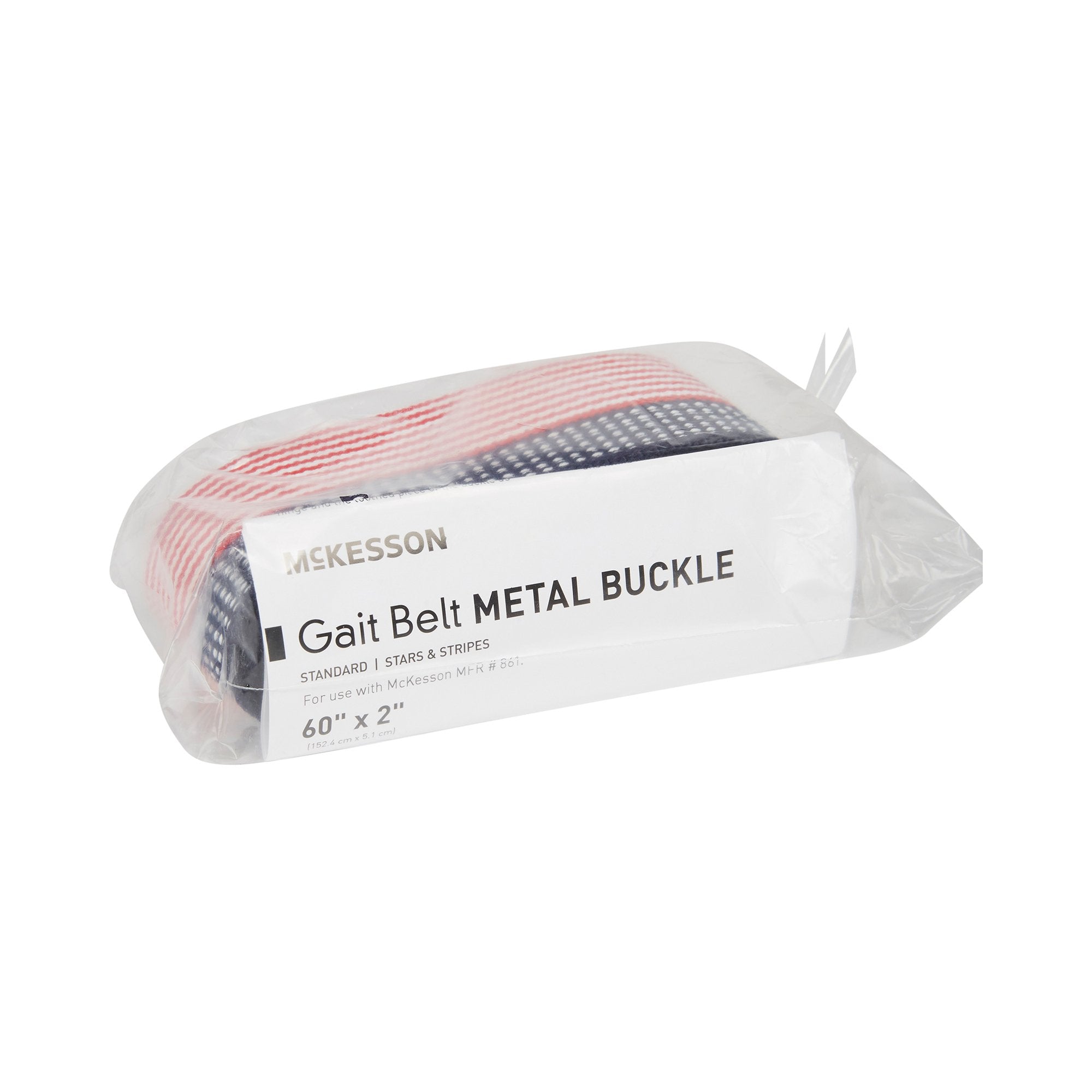 McKesson Stars and Stripes Gait Belt, 60 Inch 861