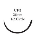 Nonabsorbable Suture with Needle Prolene™ Polypropylene CT-2 1/2 Circle Taper Point Needle Size 2-0 Monofilament - 8411H