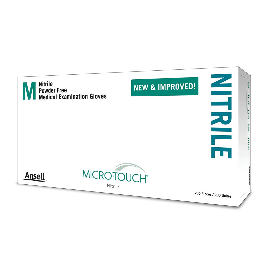 Micro-Touch® Nitrile Exam Glove, Medium, Blue 6034302
