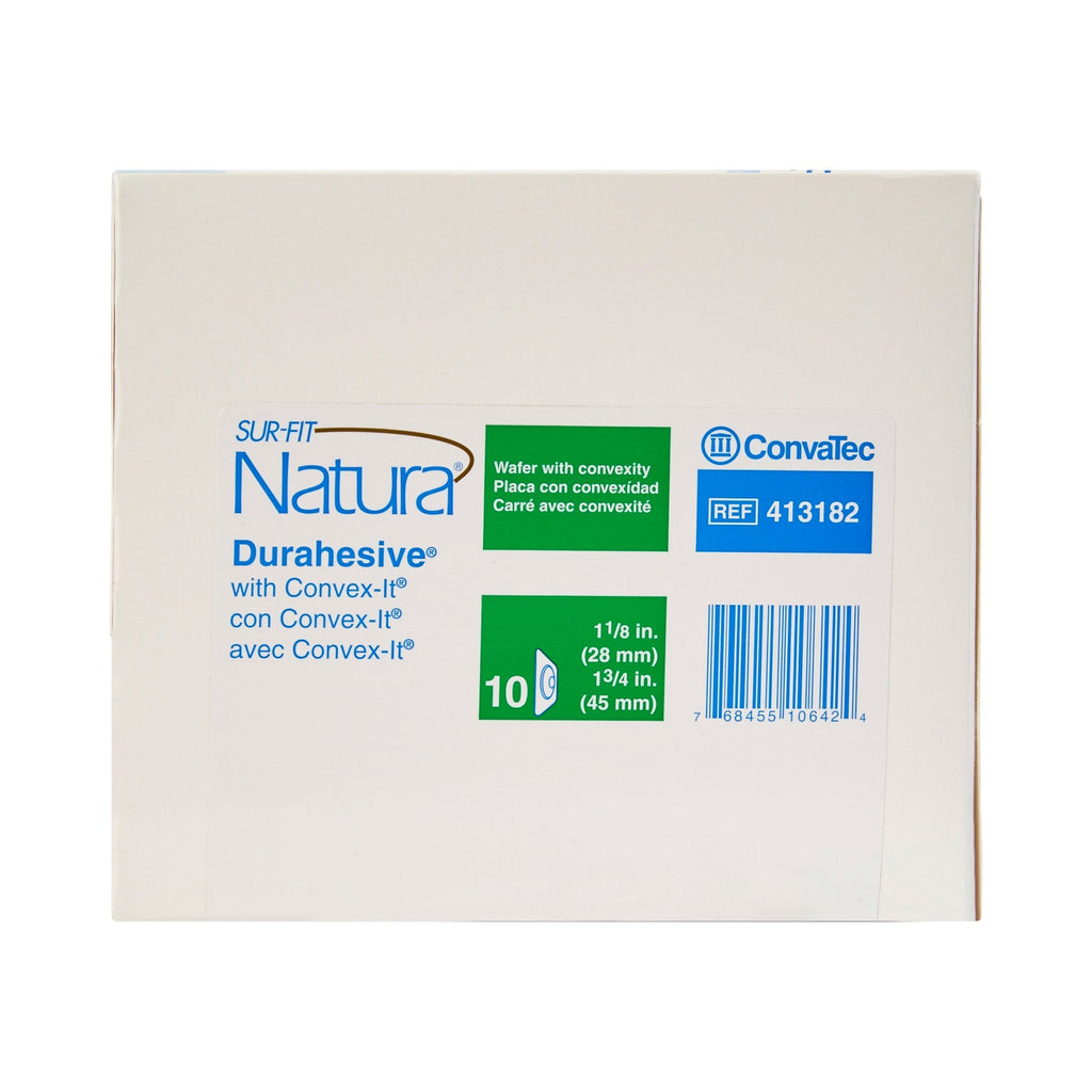 Sur-Fit Natura® Two-Piece Durahesive® Skin Barrier, 45 mm flange; 19 mm stomas 413182