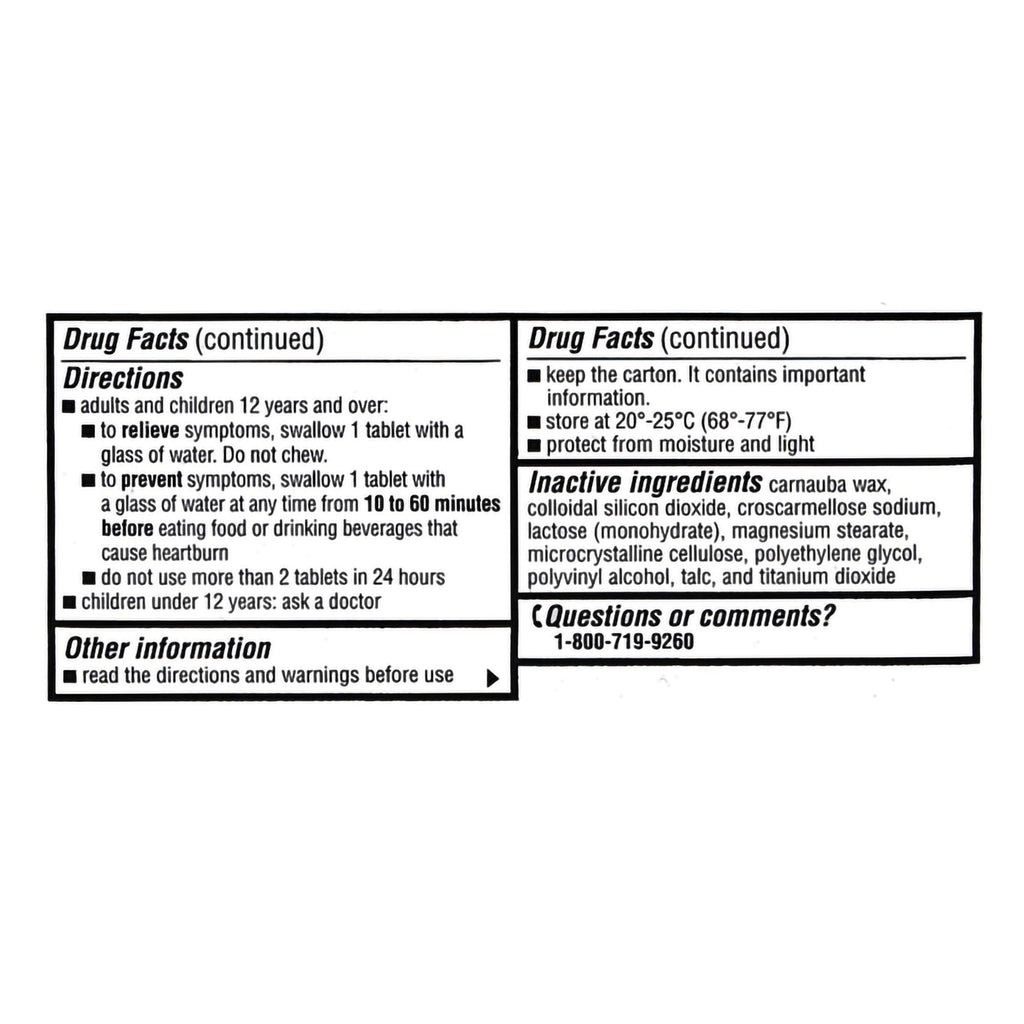 Major® Famotidine Antacid, Maximum Strength 00904578051