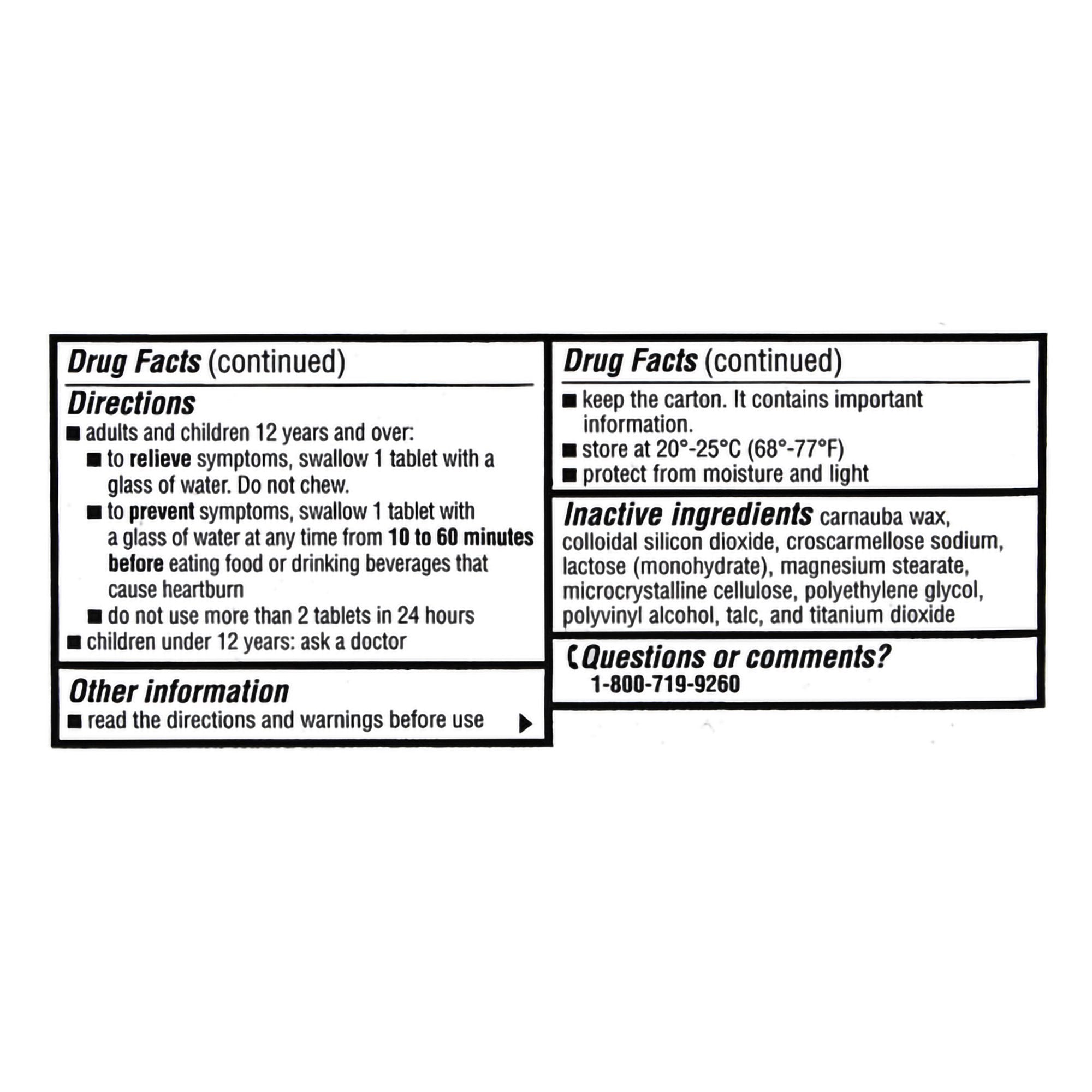 Major® Famotidine Antacid, Maximum Strength 00904578051