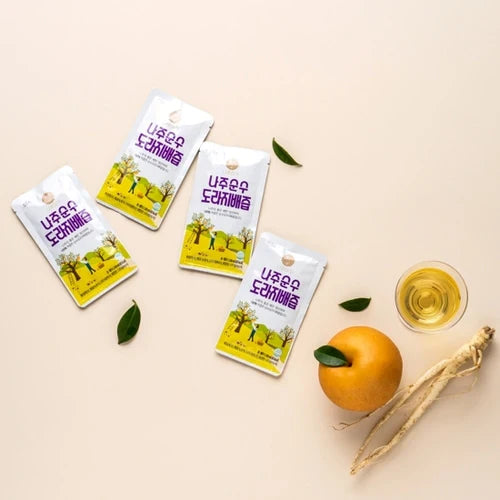 Najuiga Pure Balloon Flower Root and Pear Juice (100ml, 3.4fl oz x 20 Pouches)