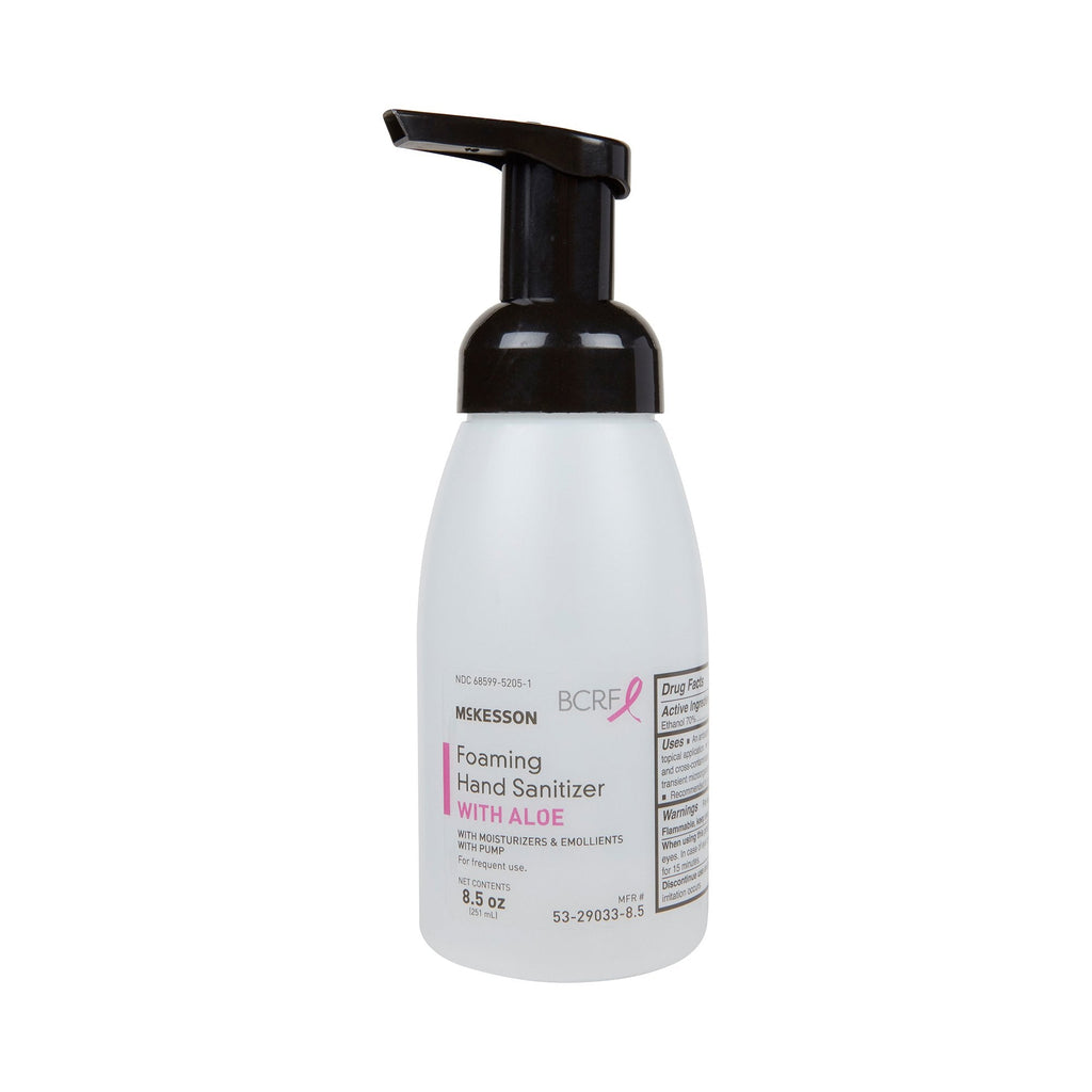 McKesson Foaming Hand Sanitizer with Aloe, 8.5 oz. Pump Bottle 53-29033-8.5