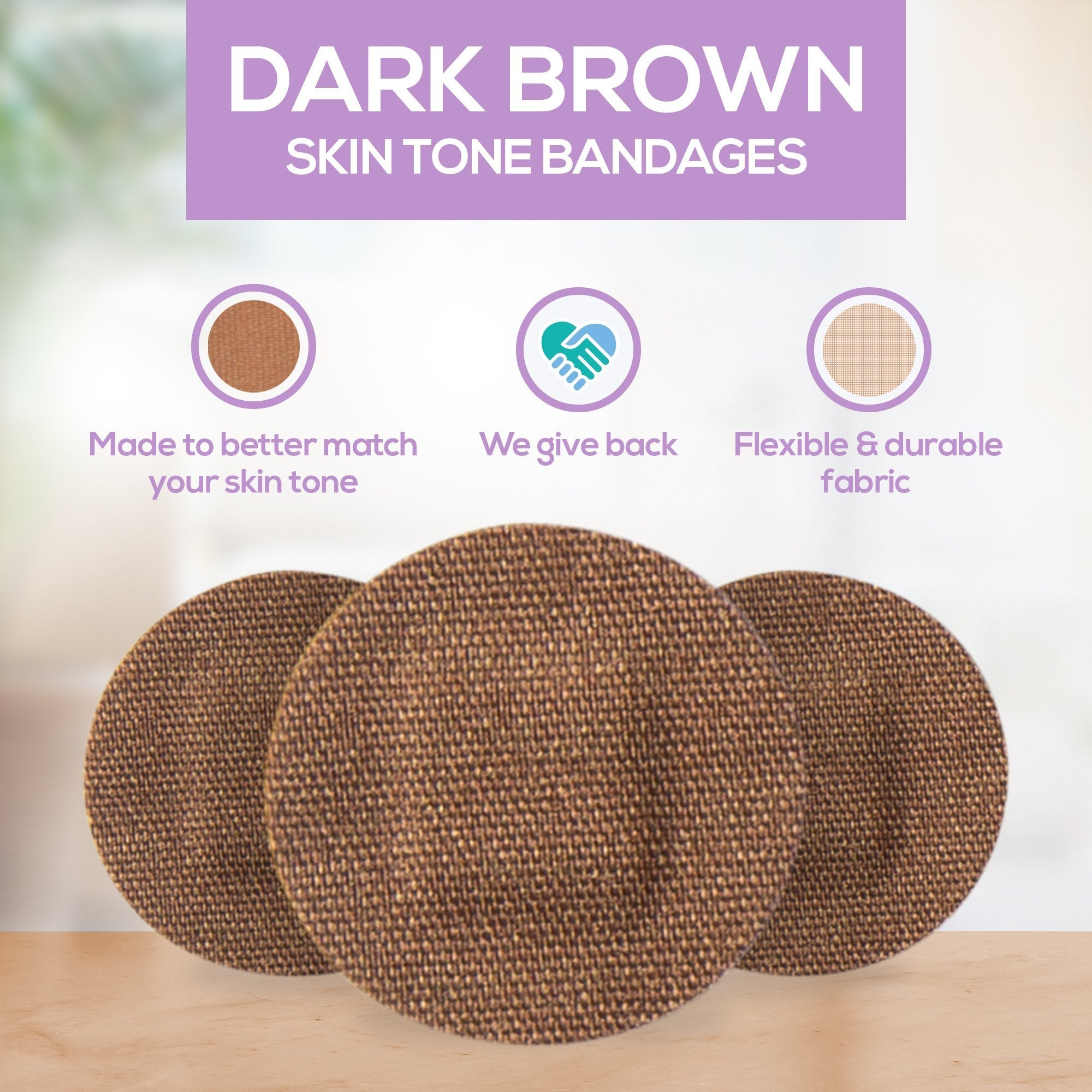 TruColour® Dark Brown Adhesive Strip, Spot TCB-PDOT
