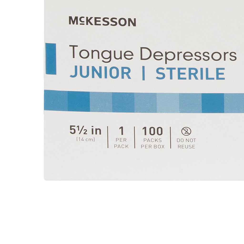 McKesson Tongue Depressor for Pediatric Use, Sterile 22-9999-S