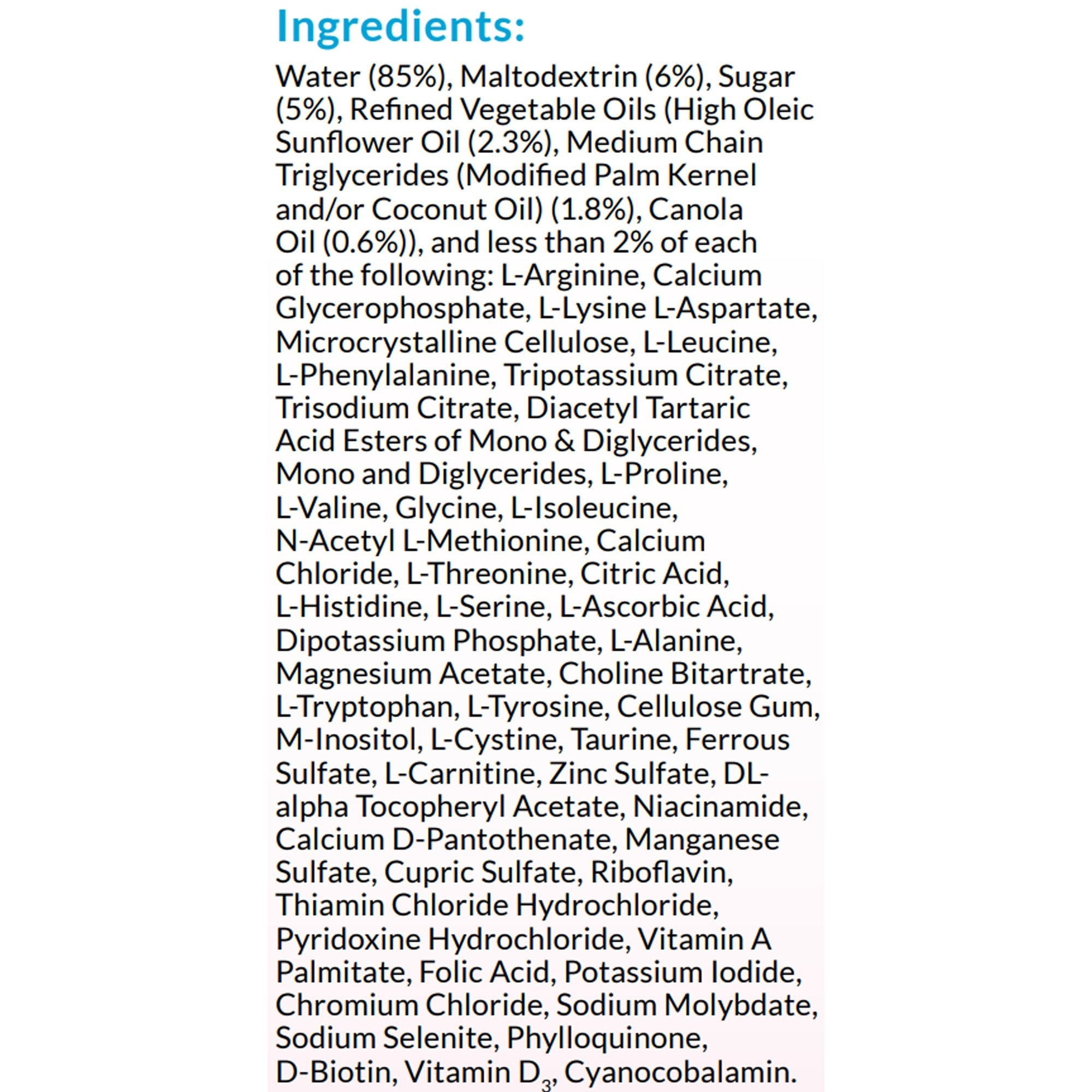 Neocate® Splash Hypoallergenic Ready-to-Feed Elemental Liquid, 8-ounce carton 111394