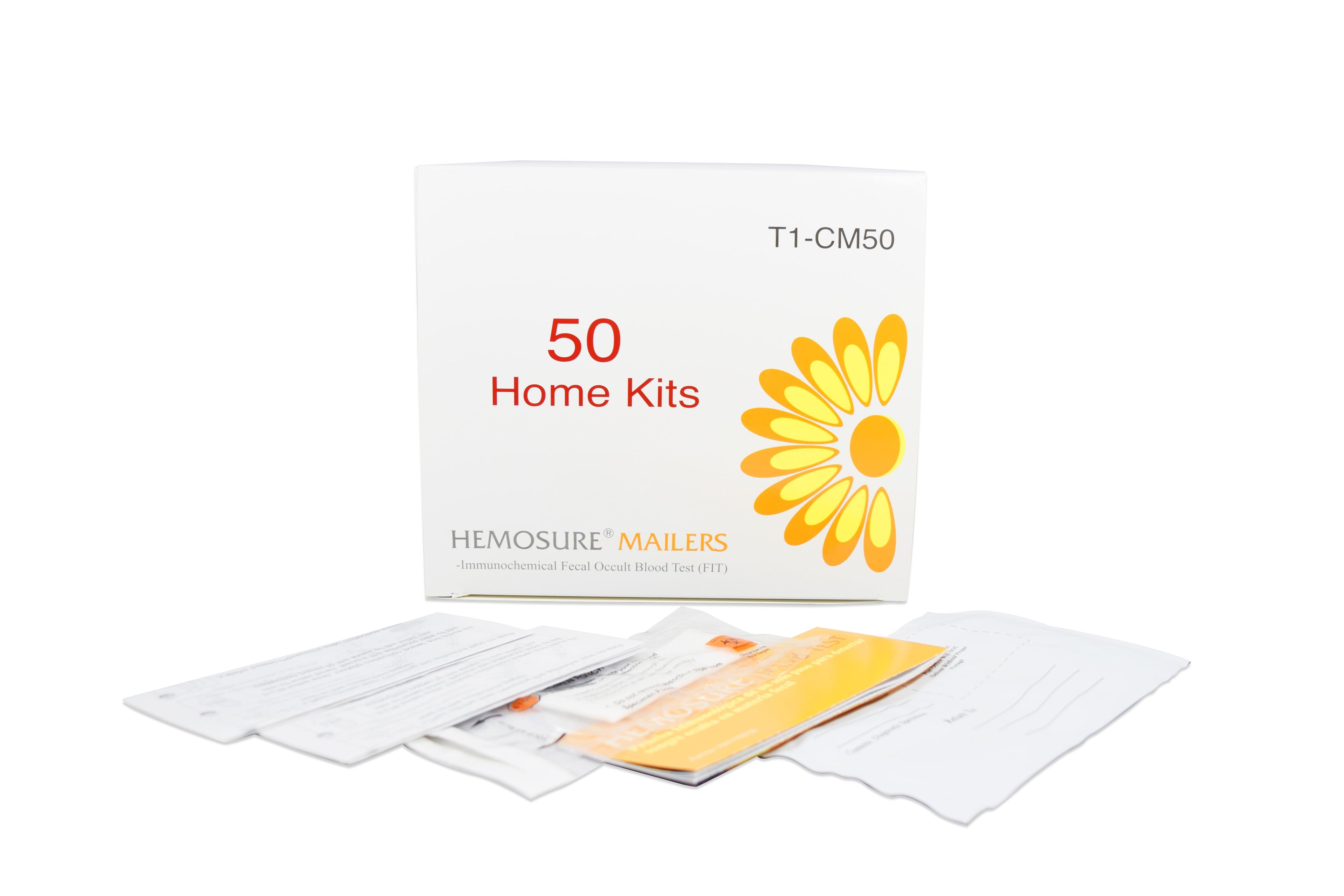 Hemosure® Home Kit Mailer Fecal Specimen Collection Kit T1-CM50