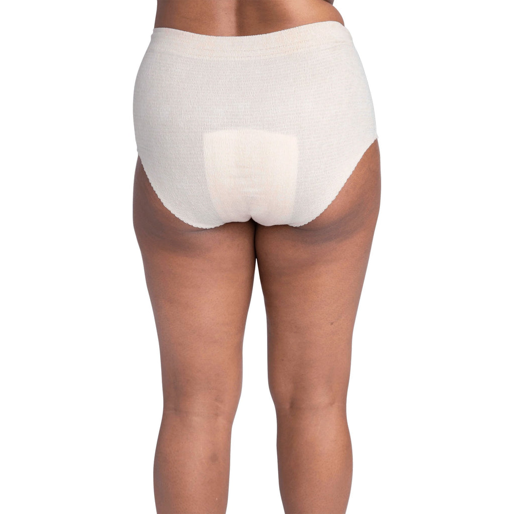 Nexwear Women's Pull-On Absorbent Underwear, Extra Large, Tan 203