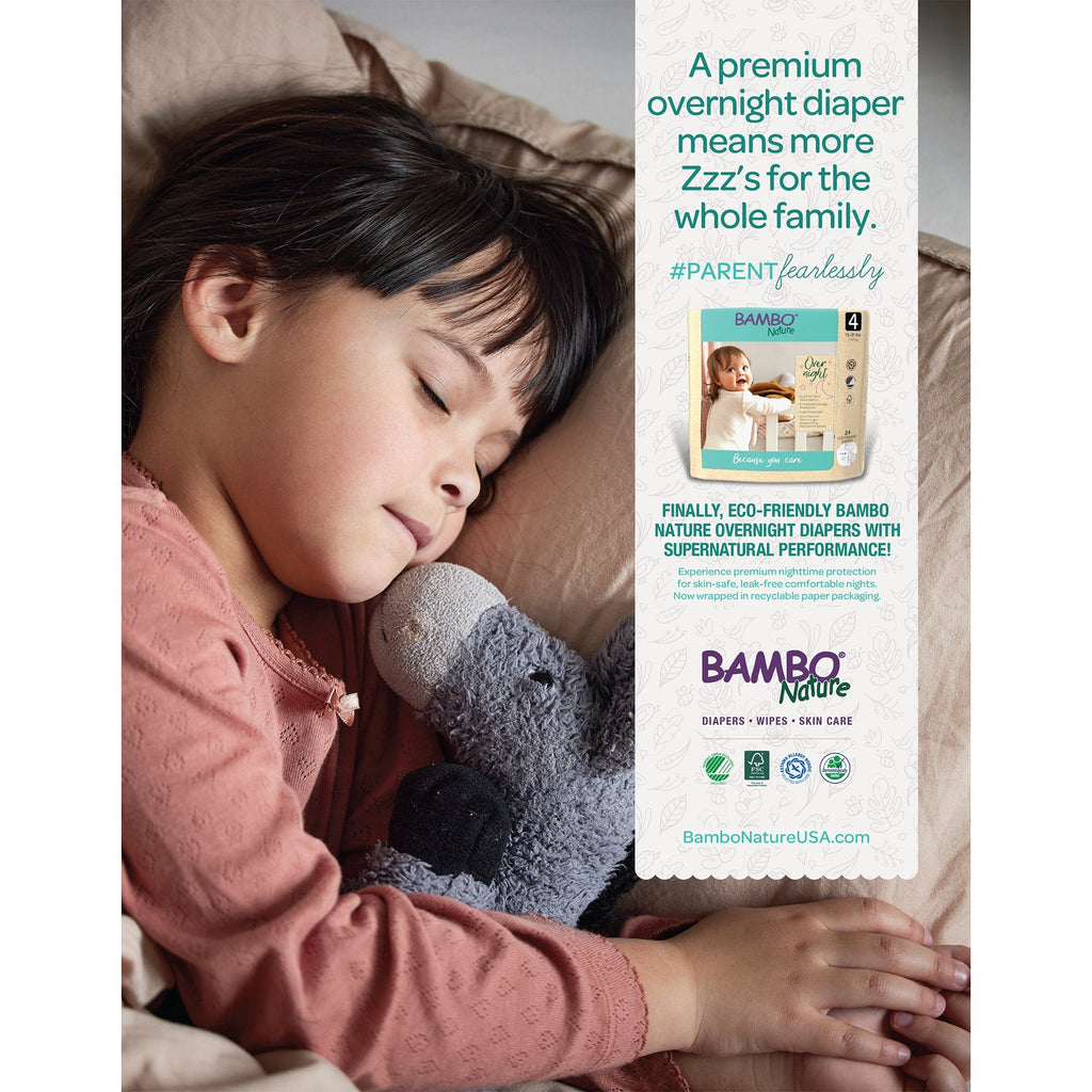 Bambo® Nature Overnight Diapers, Size 5 1000021011