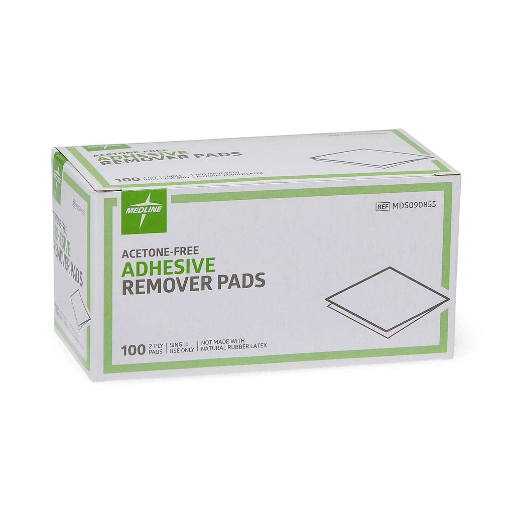 Medline® Adhesive Remover, 1¼ x 1½ Inch Wipe MDS090855